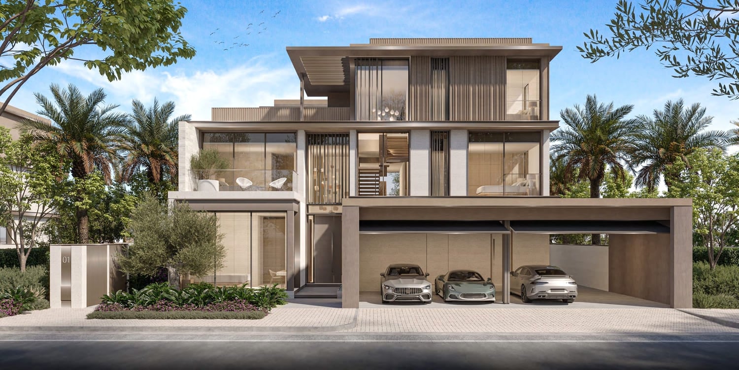 Nad Al Sheba Gardens Phase 9 by Meraas, image 1 of 24. Render supplied by developer.