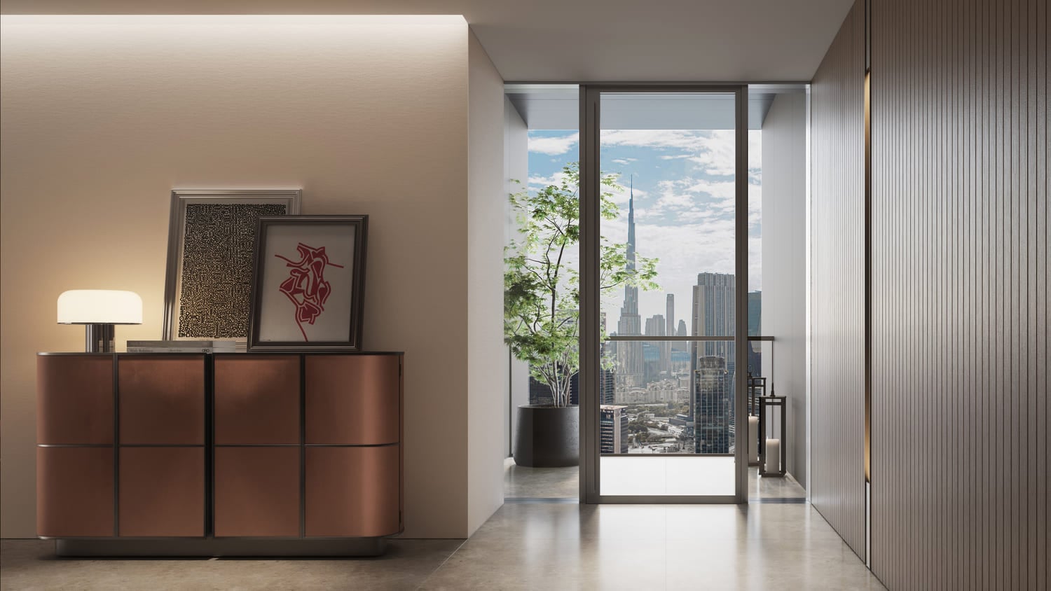 Jumeirah Residences Emirates Towers by Meraas, image 15 of 27. Render supplied by developer.