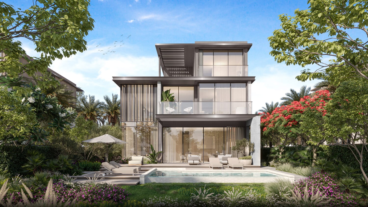 Nad Al Sheba Gardens Phase 9 by Meraas, image 4 of 24. Render supplied by developer.