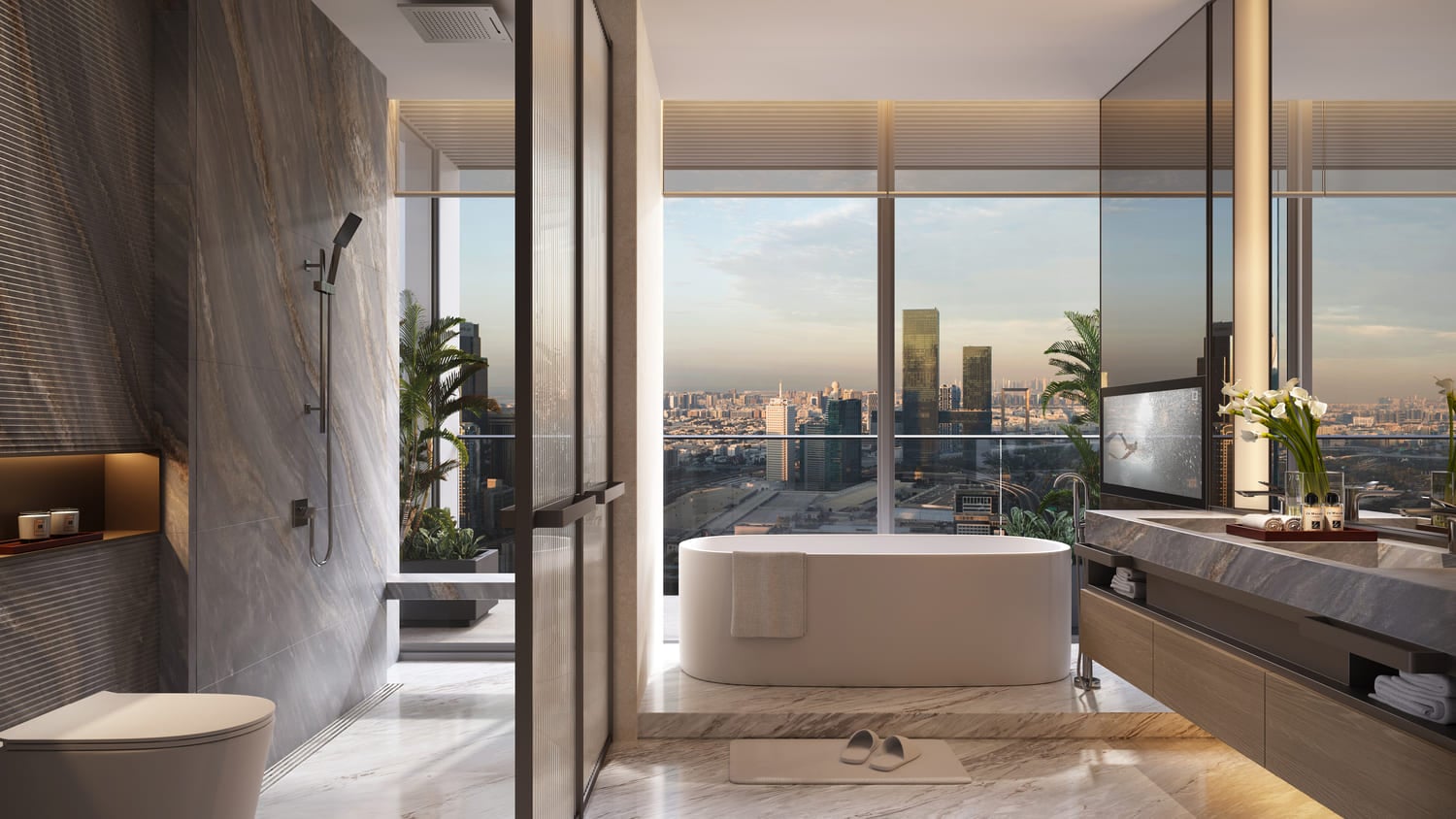 Jumeirah Residences Emirates Towers by Meraas, image 18 of 27. Render supplied by developer.