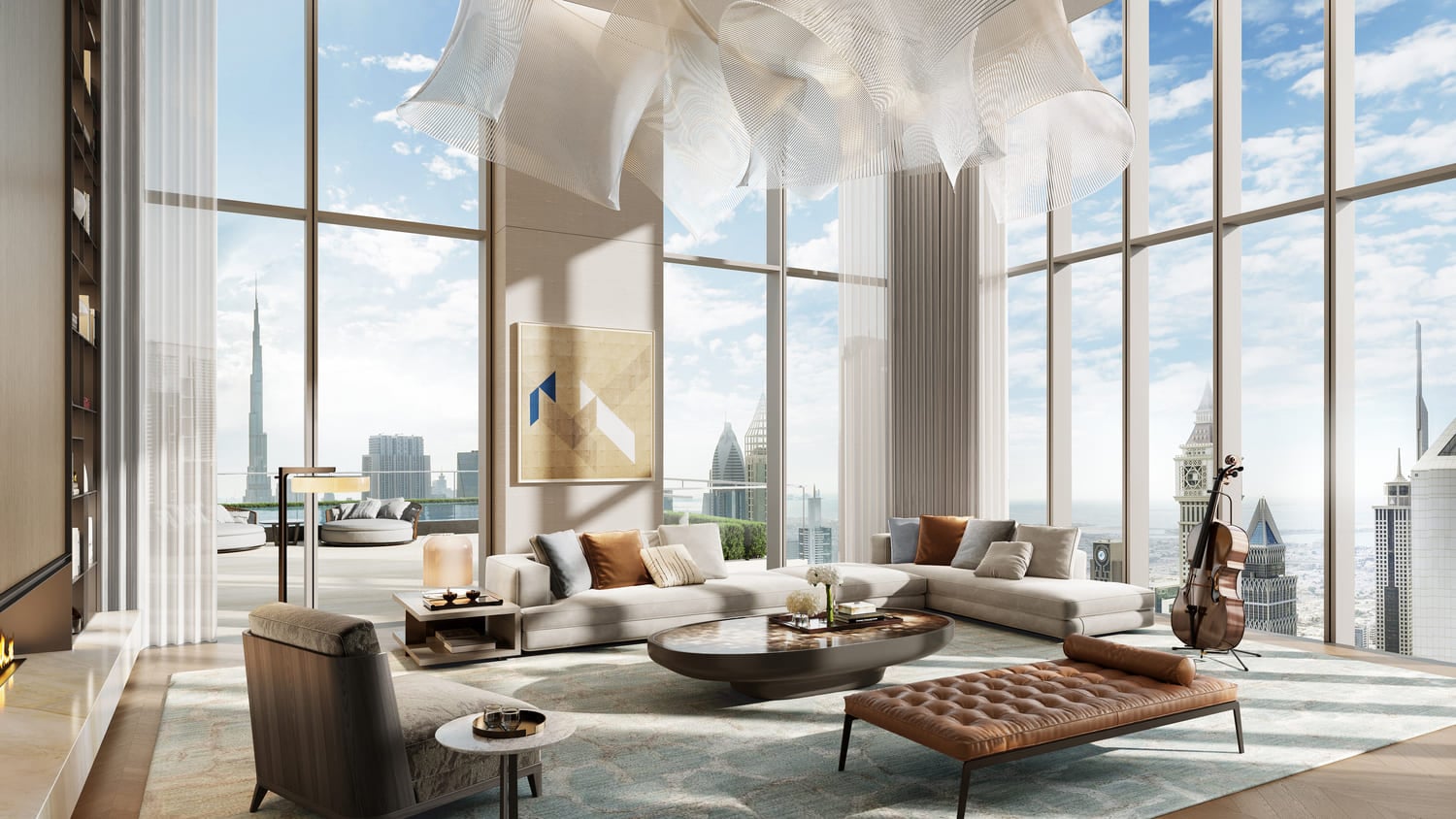 Jumeirah Residences Emirates Towers by Meraas, image 21 of 27. Render supplied by developer.