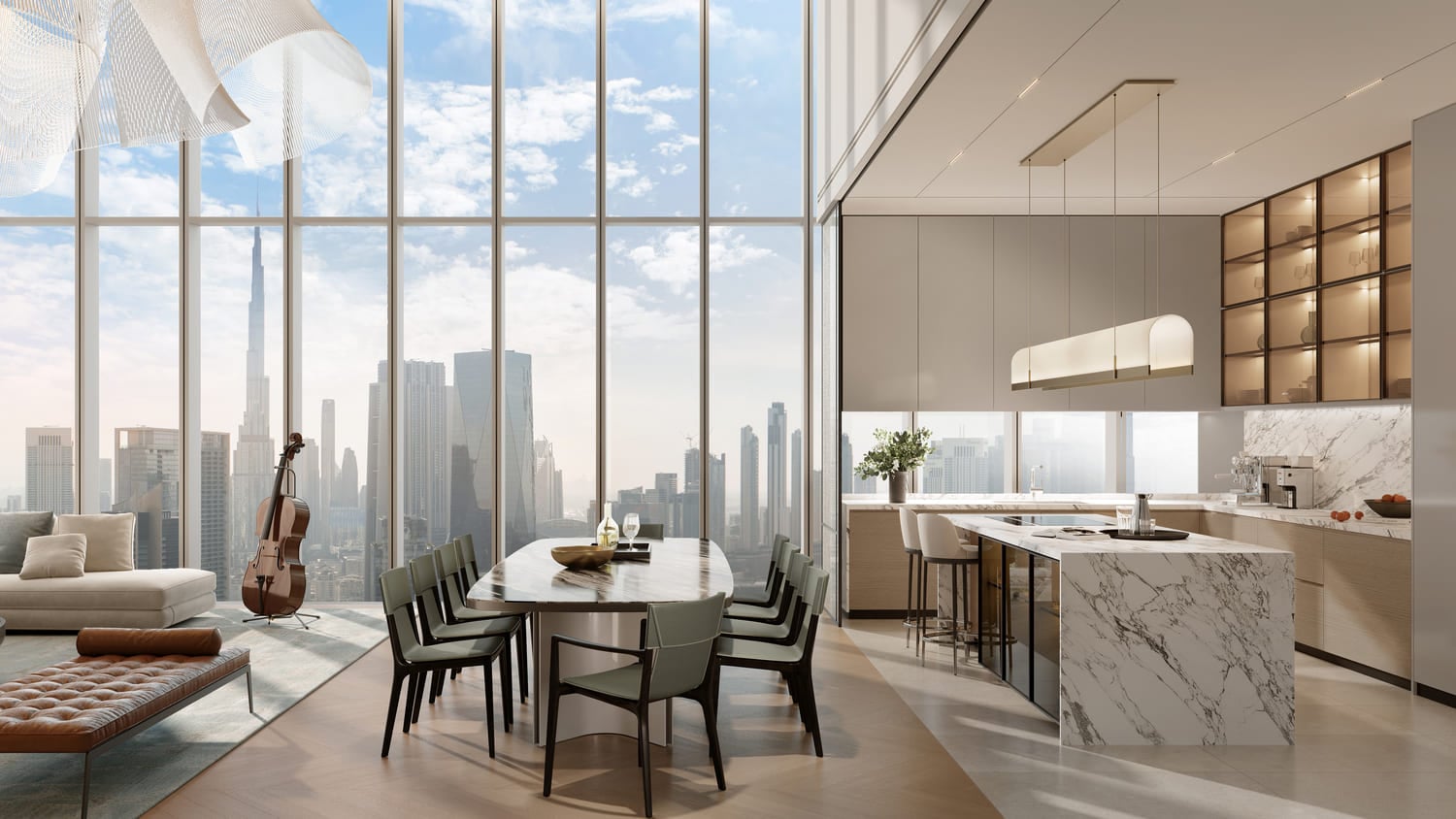 Jumeirah Residences Emirates Towers by Meraas, image 22 of 27. Render supplied by developer.