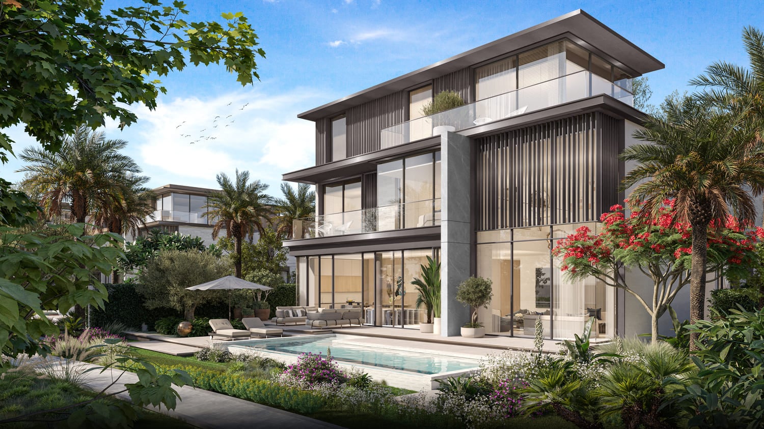 Nad Al Sheba Gardens Phase 9 by Meraas, image 8 of 24. Render supplied by developer.
