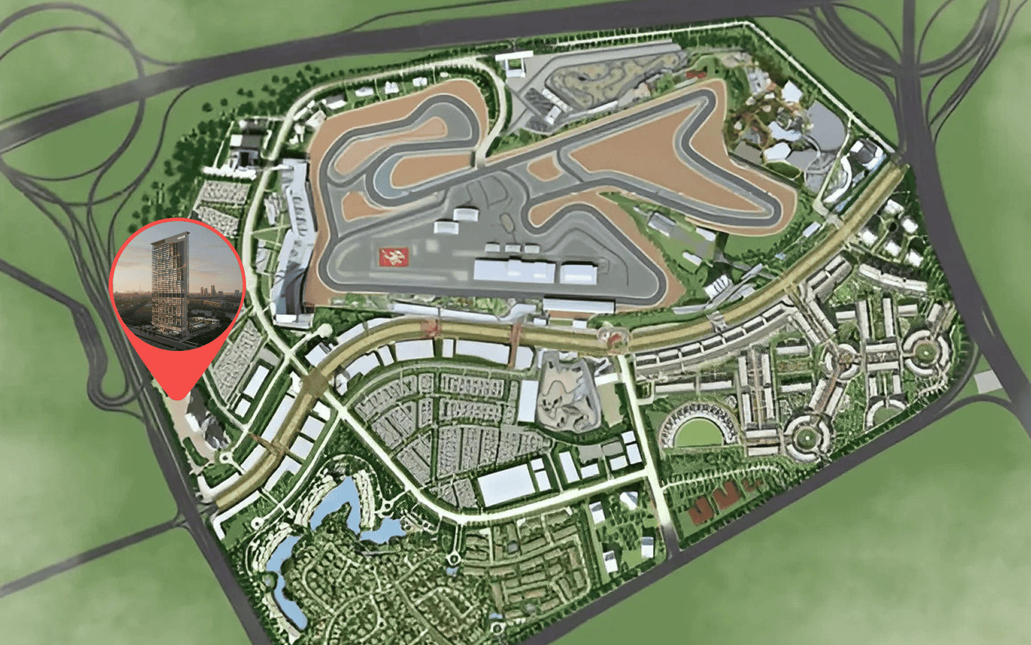 Sierra by Iman, image 9 of 11. Render supplied by developer.