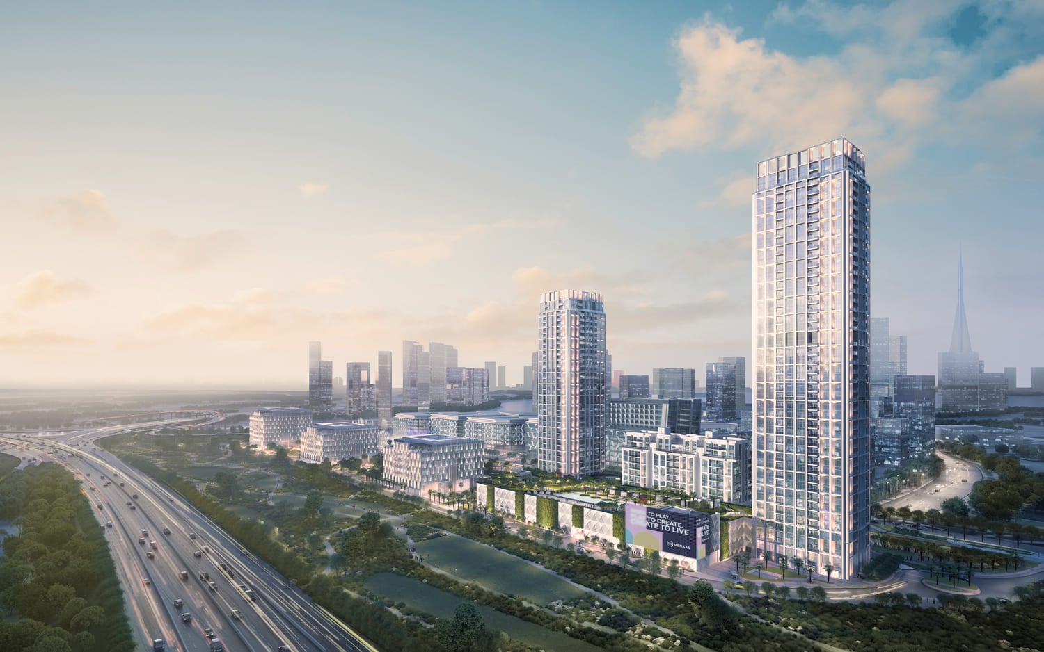 Design Quarter by Meraas, Dubai Design District. Render supplied by developer.