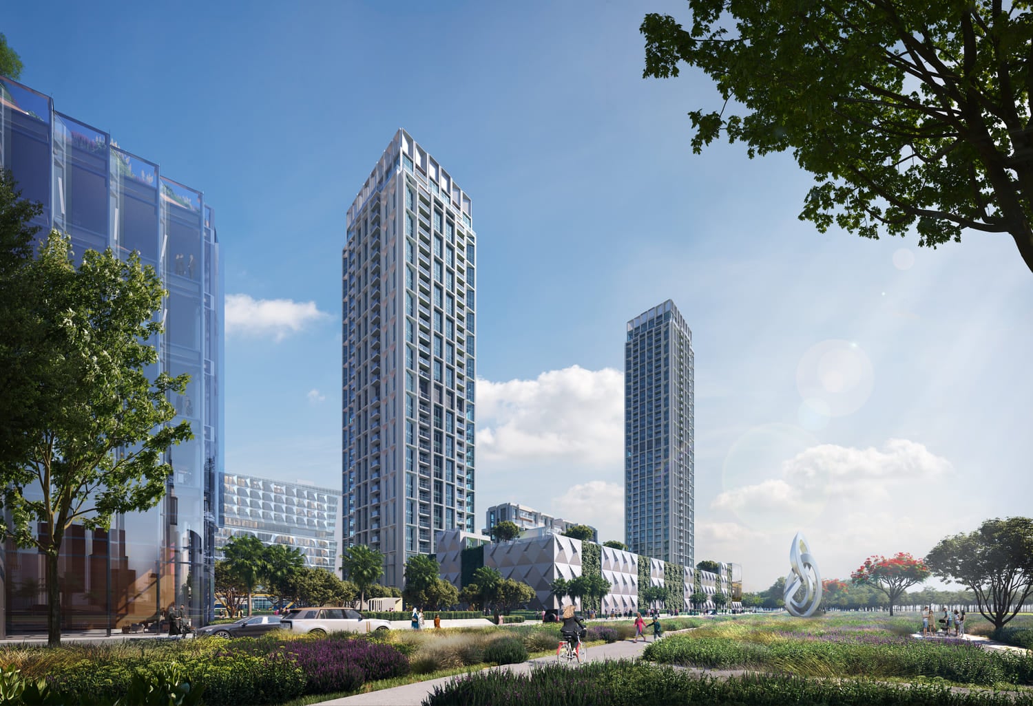 Design Quarter by Meraas, image 3 of 16. Render supplied by developer.