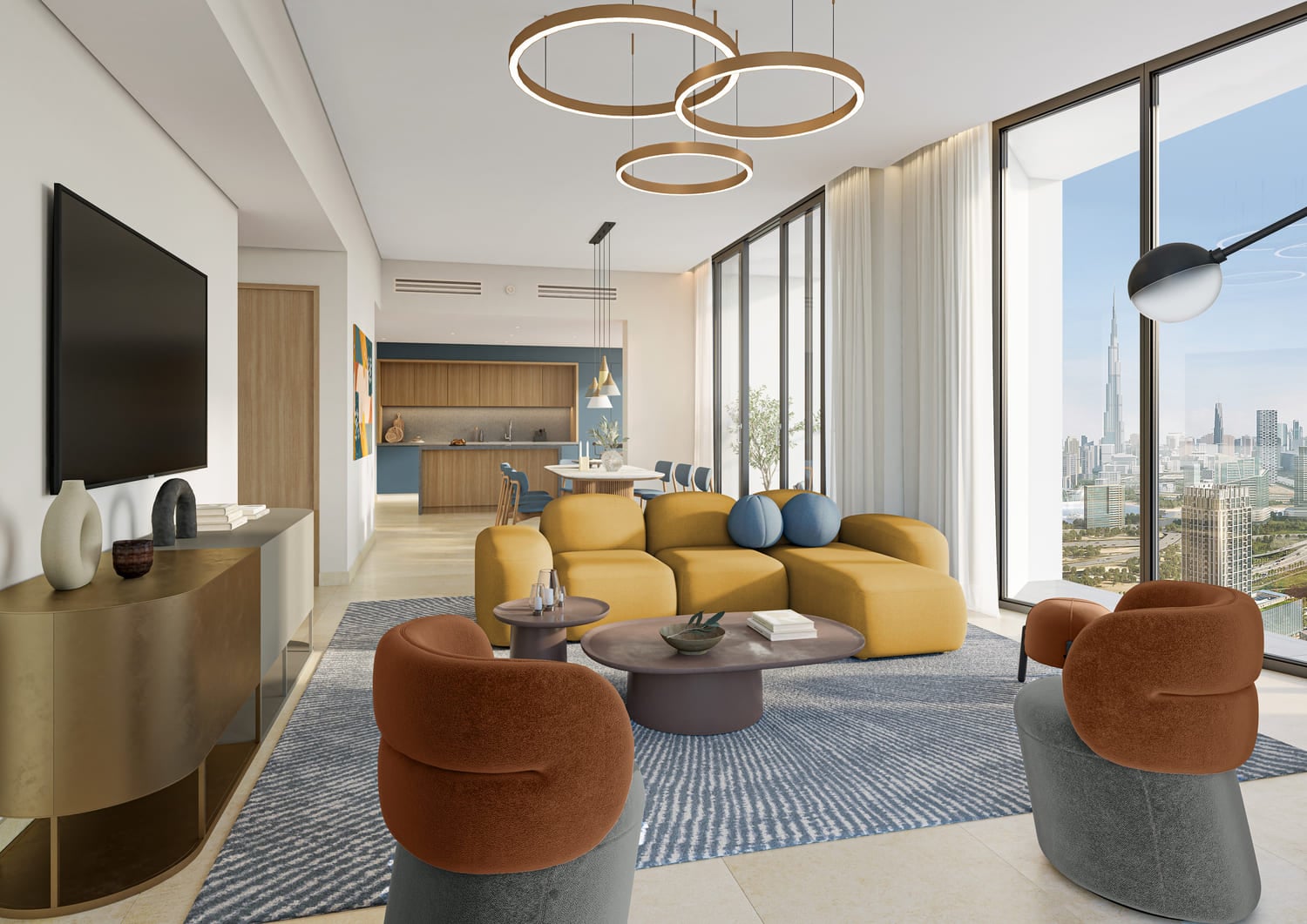 Design Quarter by Meraas, image 10 of 16. Render supplied by developer.