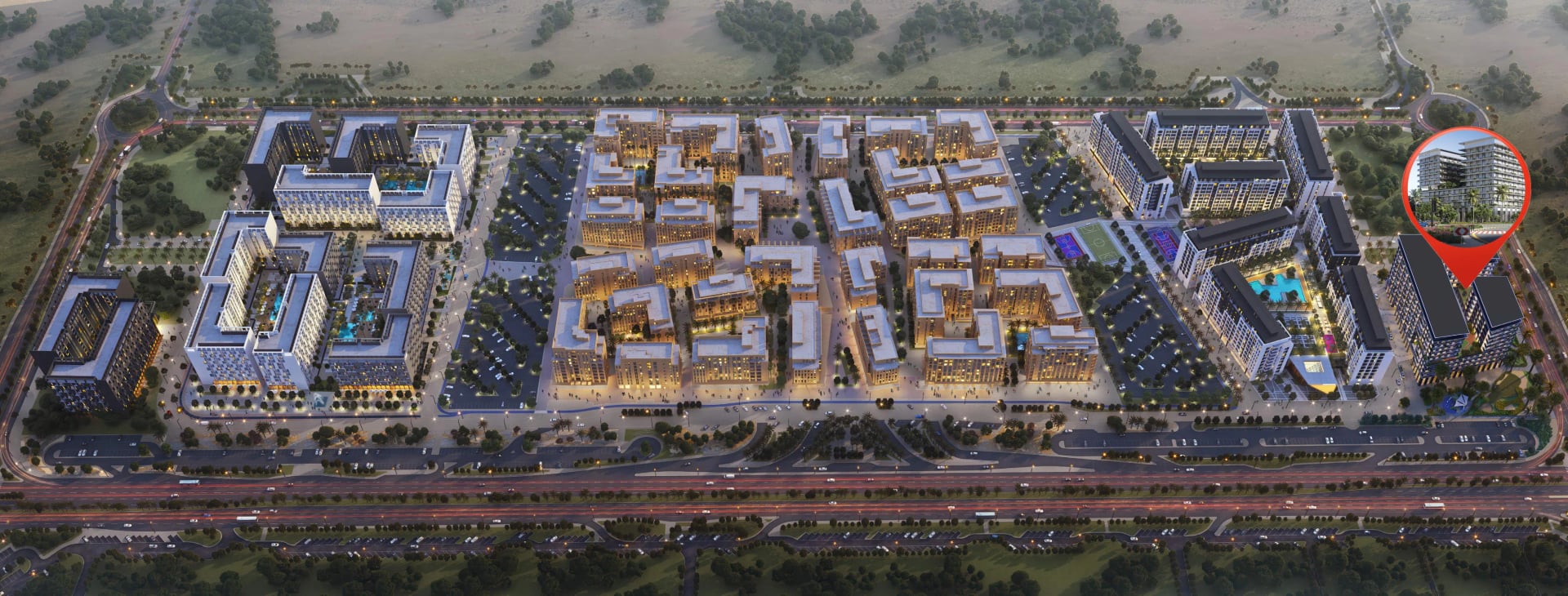 Palace Residences Al Mamsha by Alef, image 5 of 5. Render supplied by developer.