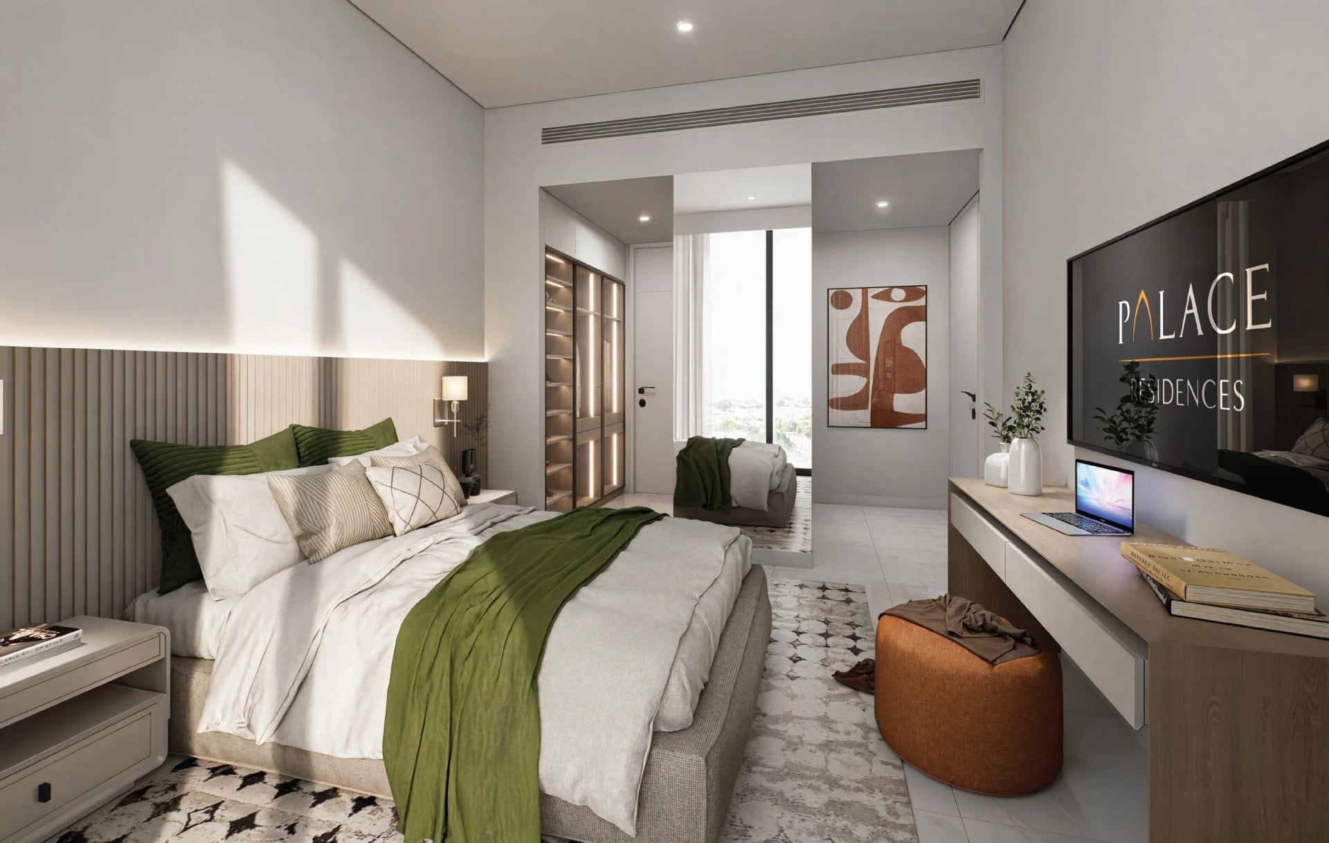 Palace Residences Al Mamsha by Alef, image 4 of 5. Render supplied by developer.