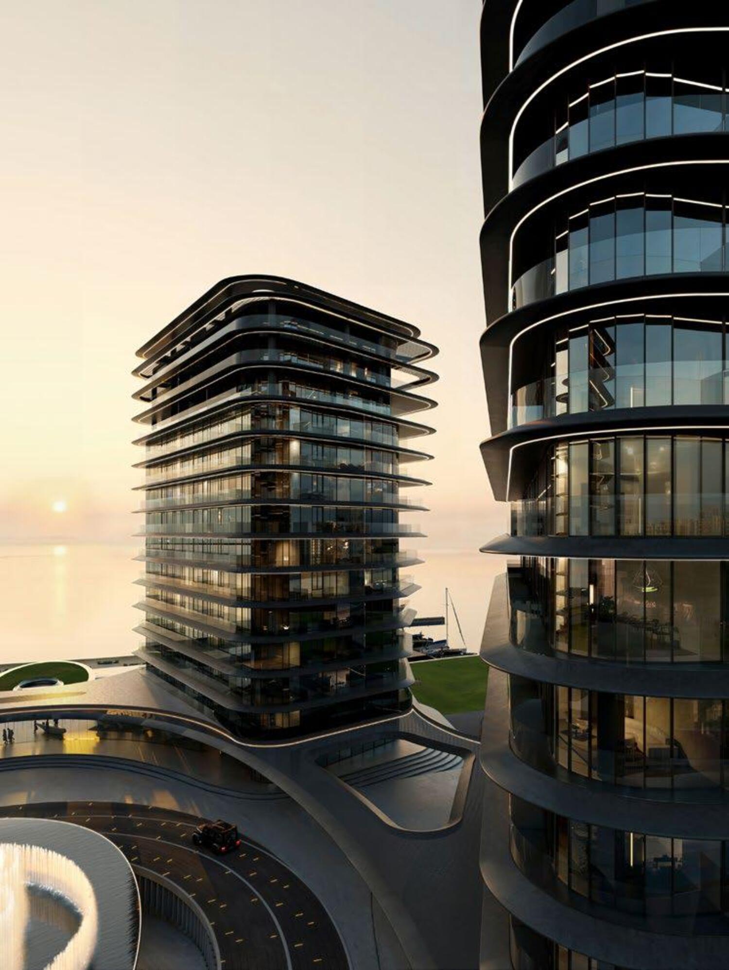 Brabus Island by Cosmo Developments, image 1 of 10. Render supplied by developer.