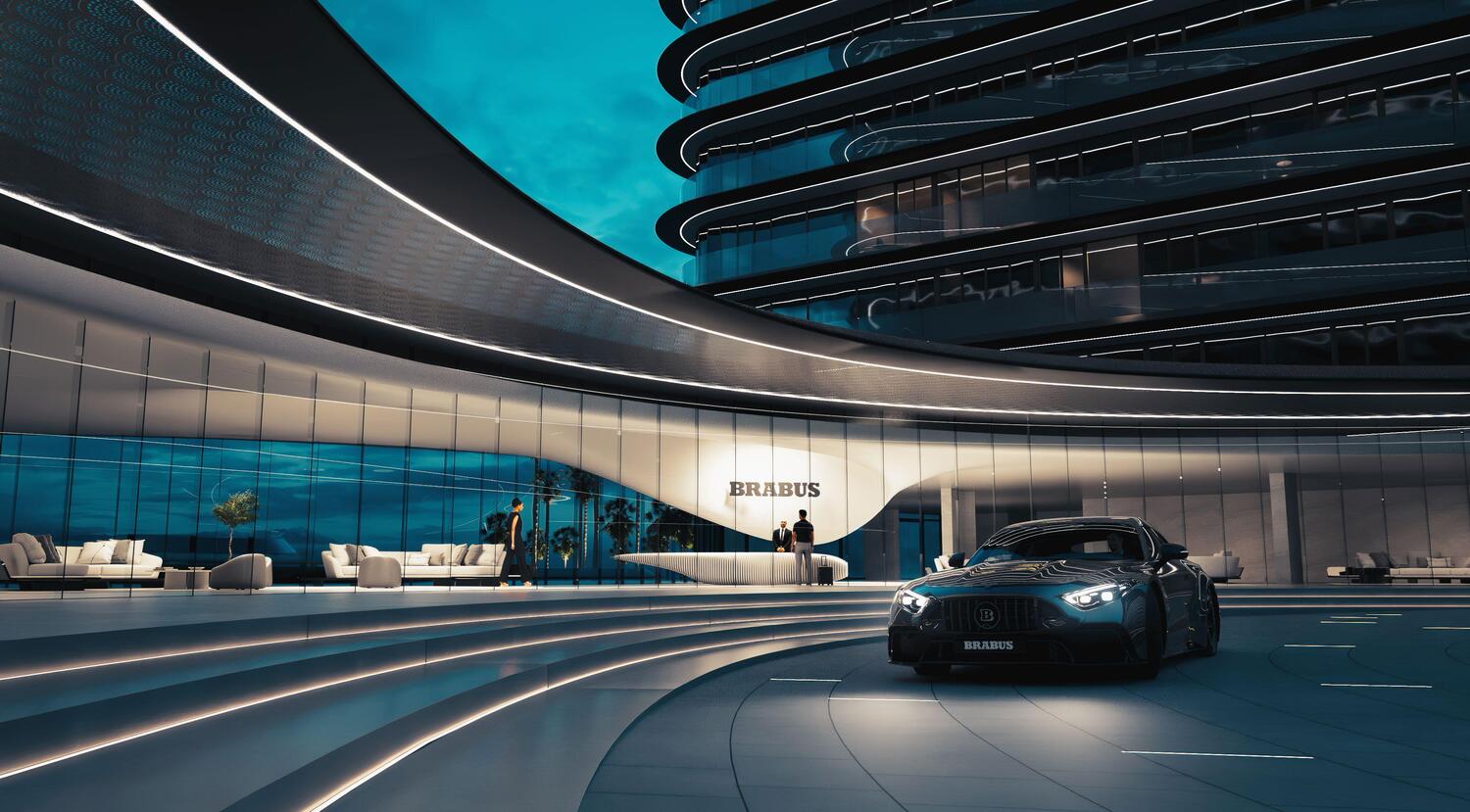Brabus Island by Cosmo Developments, image 3 of 10. Render supplied by developer.