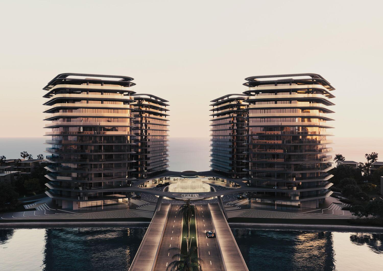 Brabus Island by Cosmo Developments, image 4 of 10. Render supplied by developer.