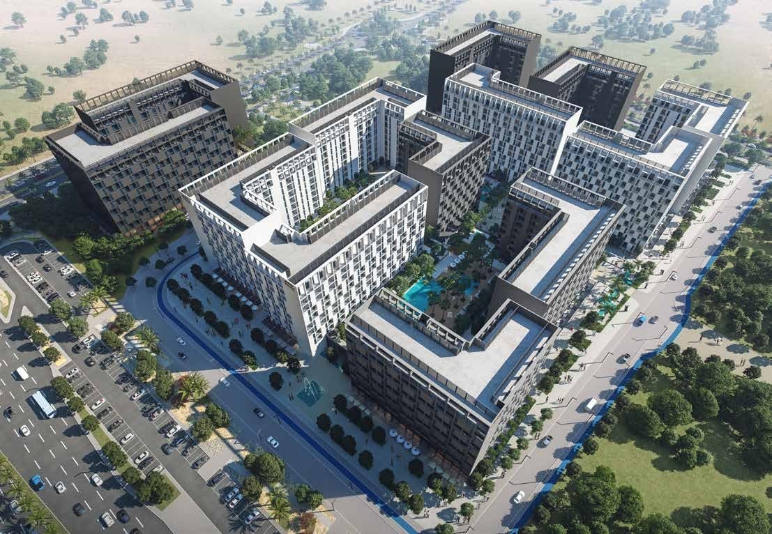 Al Mamsha Sharjah by Alef, image 2 of 15. Render supplied by developer.