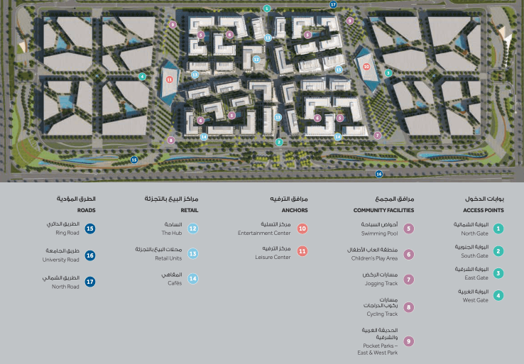Al Mamsha Sharjah by Alef, image 14 of 15. Render supplied by developer.