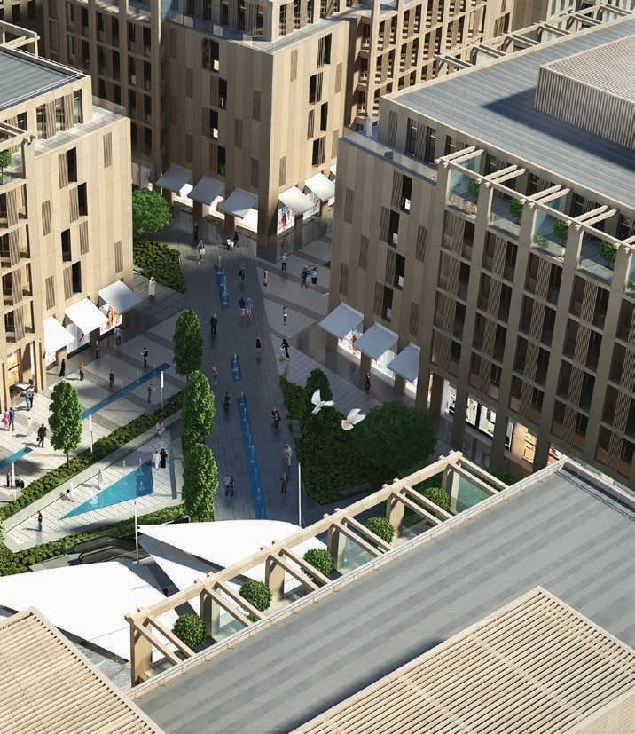 Al Mamsha Sharjah by Alef, image 7 of 15. Render supplied by developer.