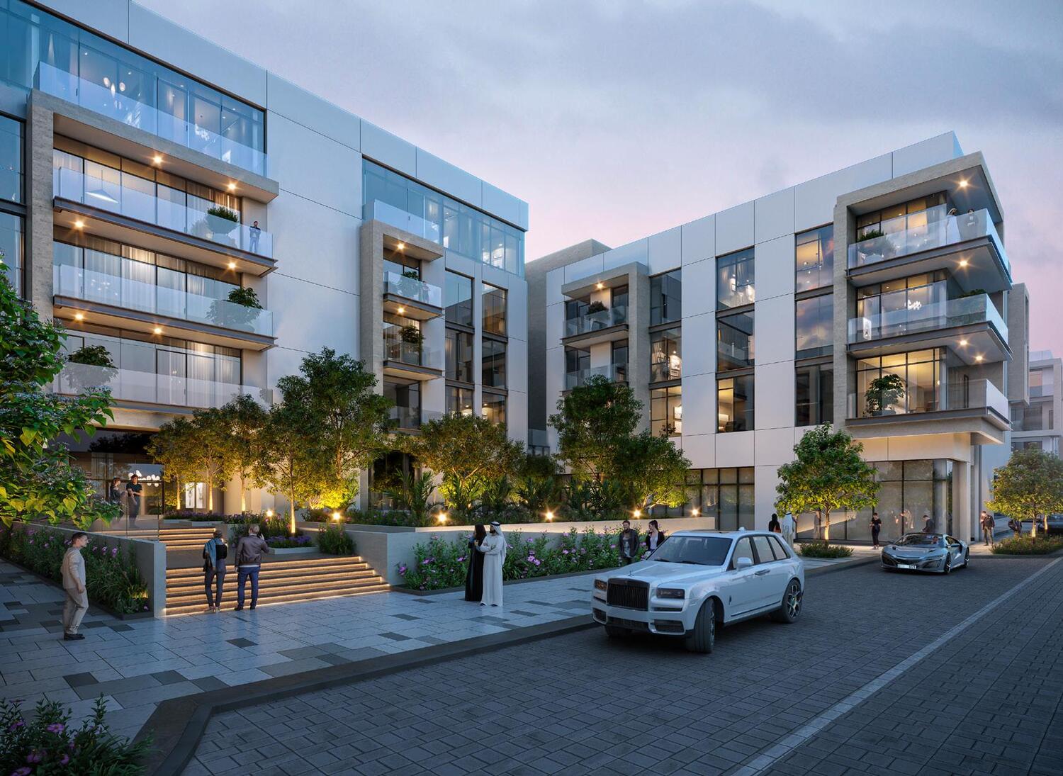 Canal Front Residences 3 and 4 by Meydan, image 1 of 9. Render supplied by developer.