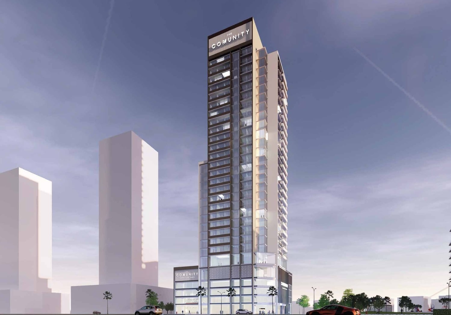 The Community JVT by AQUA Developments, image 1 of 5. Render supplied by developer.