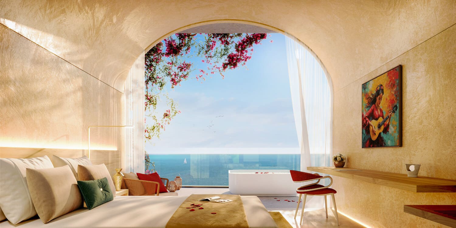 The Heart of Europe - Marbella Resort Hotel, Vignette Collection, image 6 of 7. Render supplied by developer.