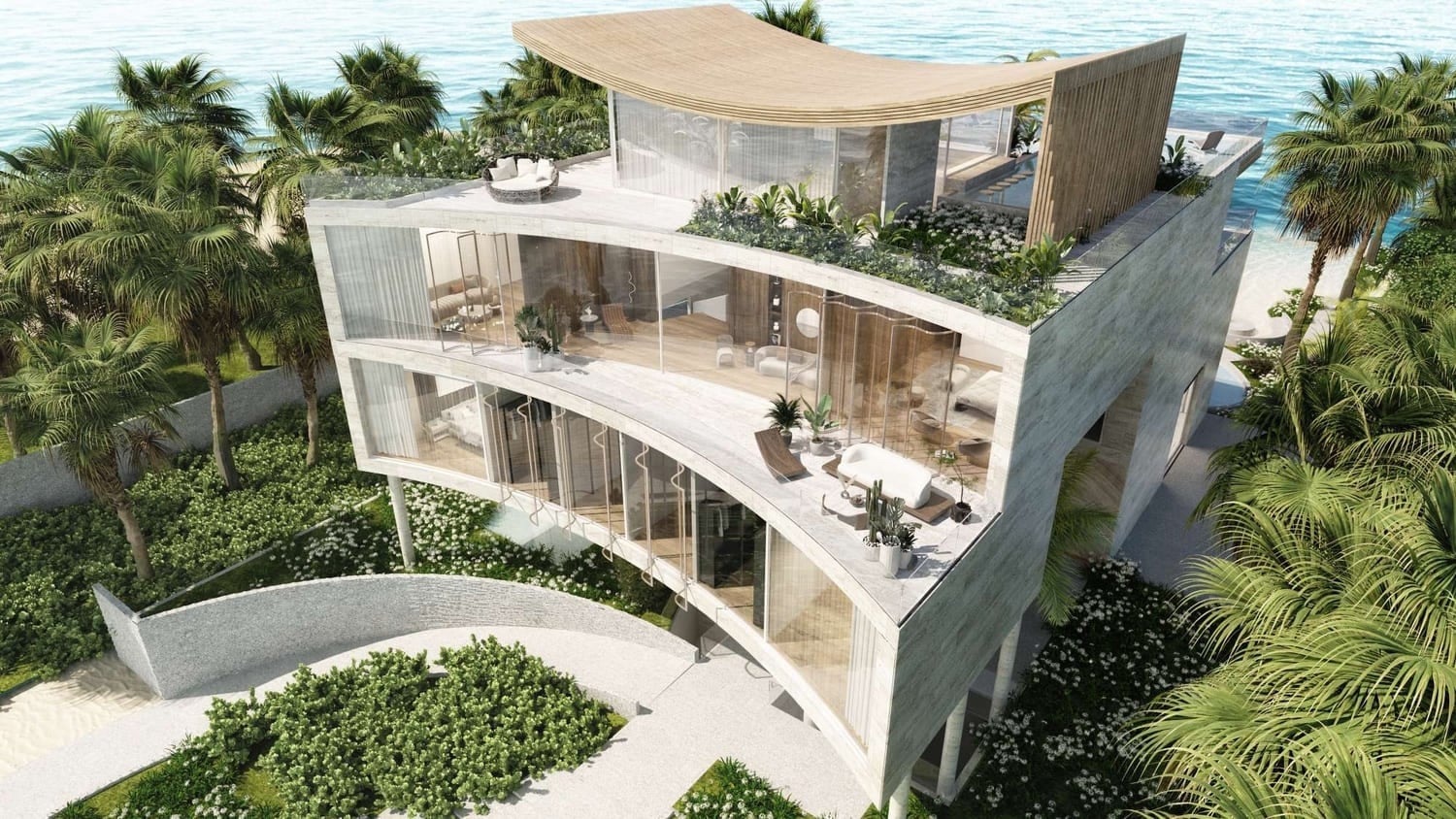 Zuha Island by Zaya, image 3 of 19. Render supplied by developer.