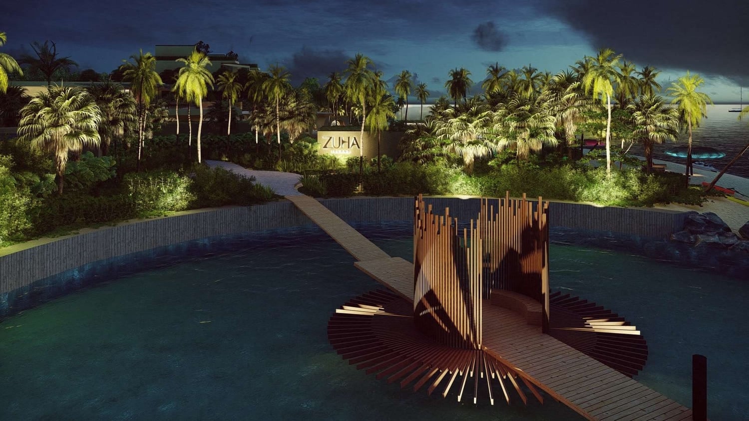 Zuha Island by Zaya, image 12 of 19. Render supplied by developer.