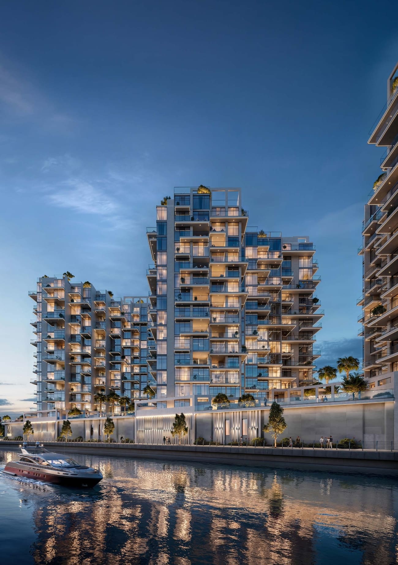 Bab Al Qasr Canal View Residence 22 by Burtville Developments, image 1 of 14. Render supplied by developer.