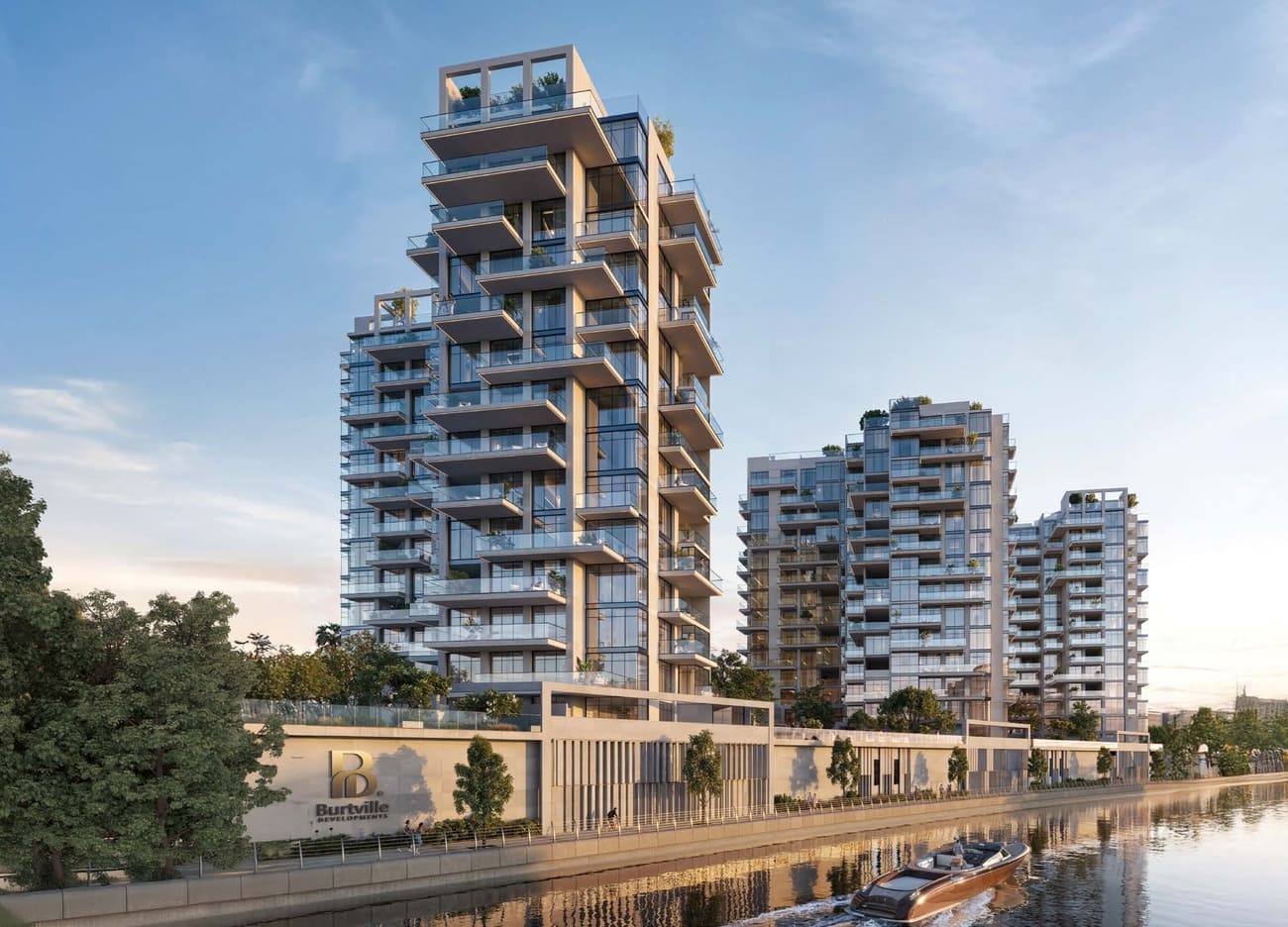 Bab Al Qasr Canal View Residence 22 by Burtville Developments, image 5 of 14. Render supplied by developer.