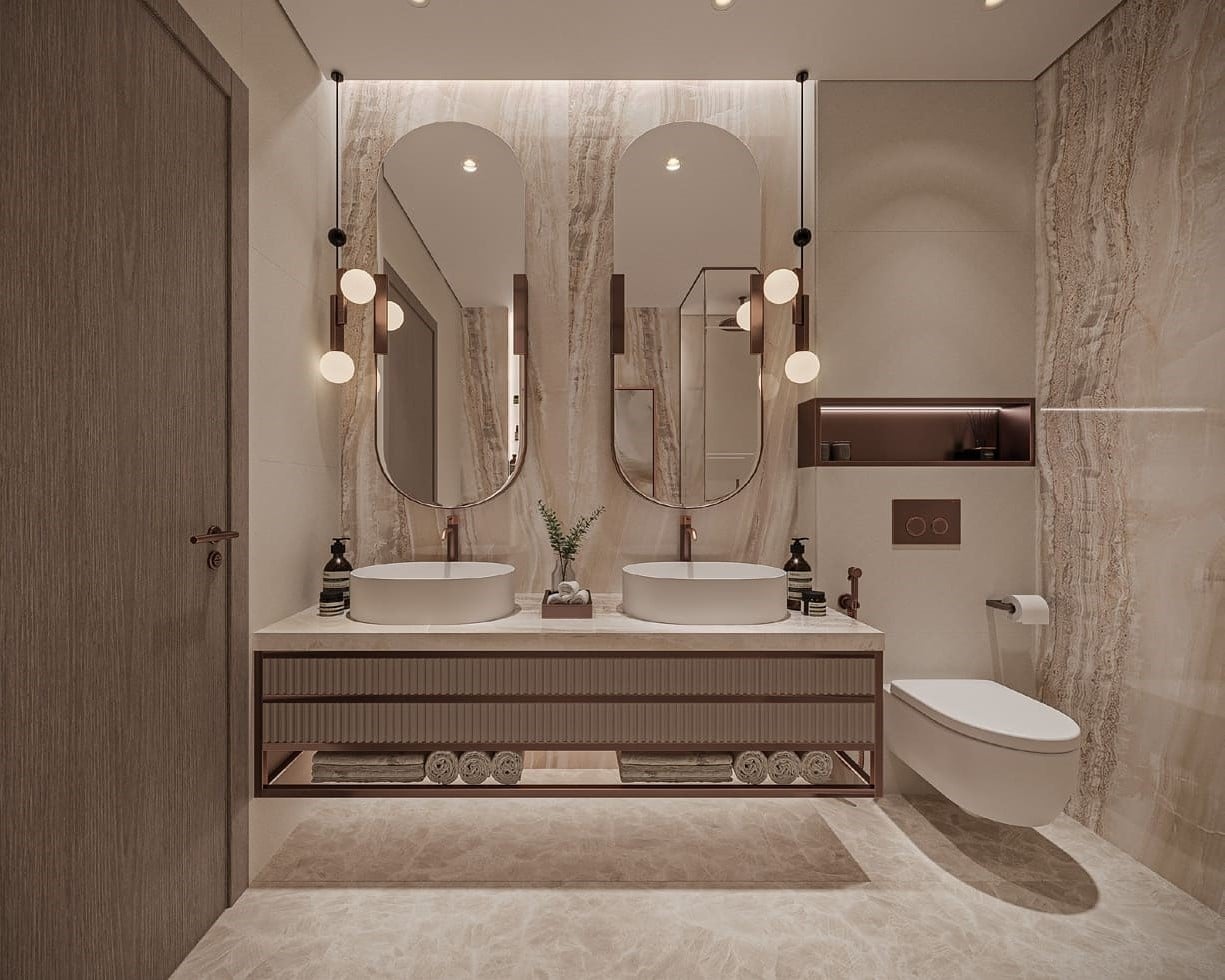 15 Cascade Featured by Versace Ceramics, image 6 of 8. Render supplied by developer.
