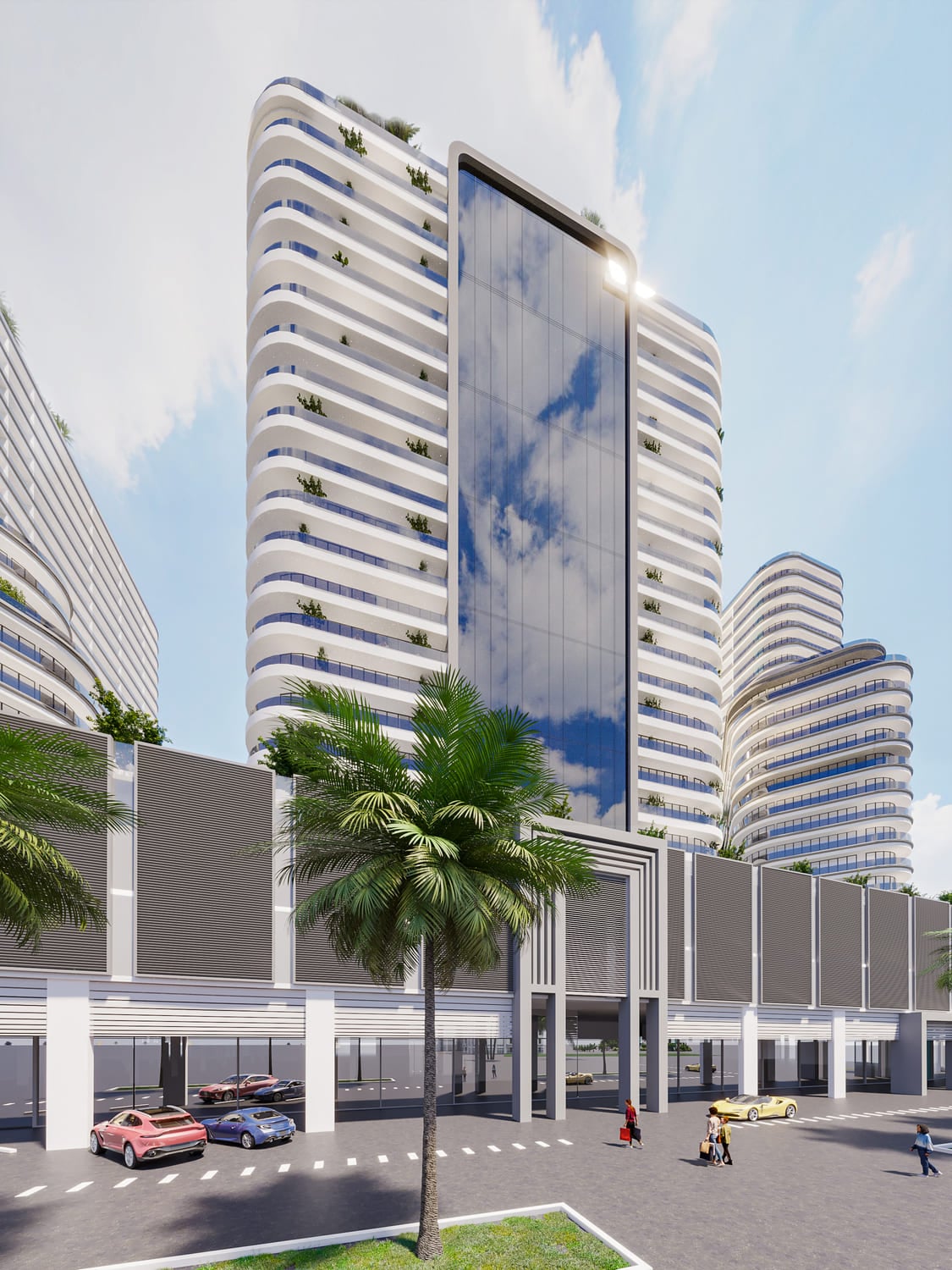 The Central Downtown by AQUA Developments, image 2 of 35. Render supplied by developer.