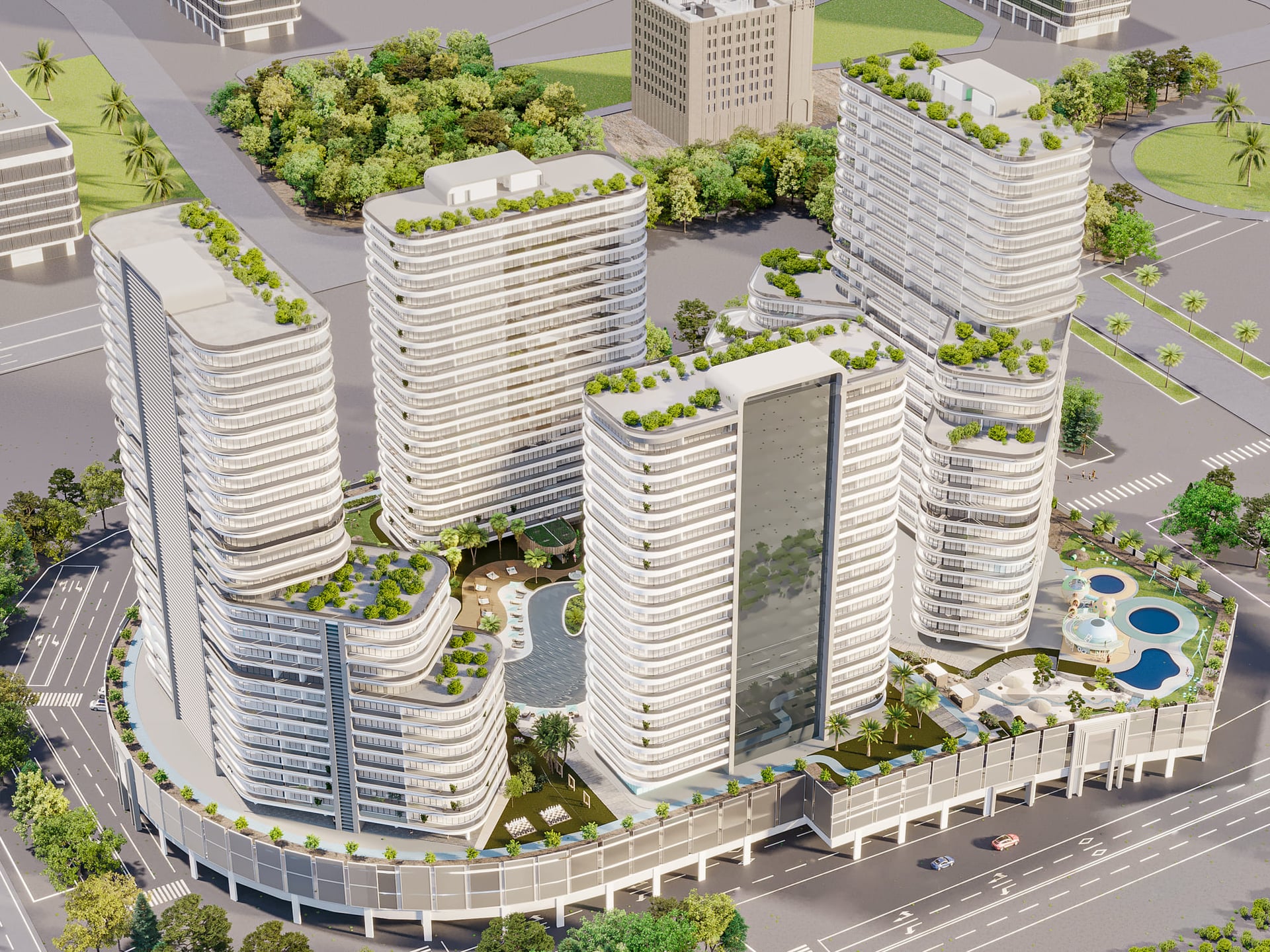 The Central Downtown by AQUA Developments, image 4 of 35. Render supplied by developer.