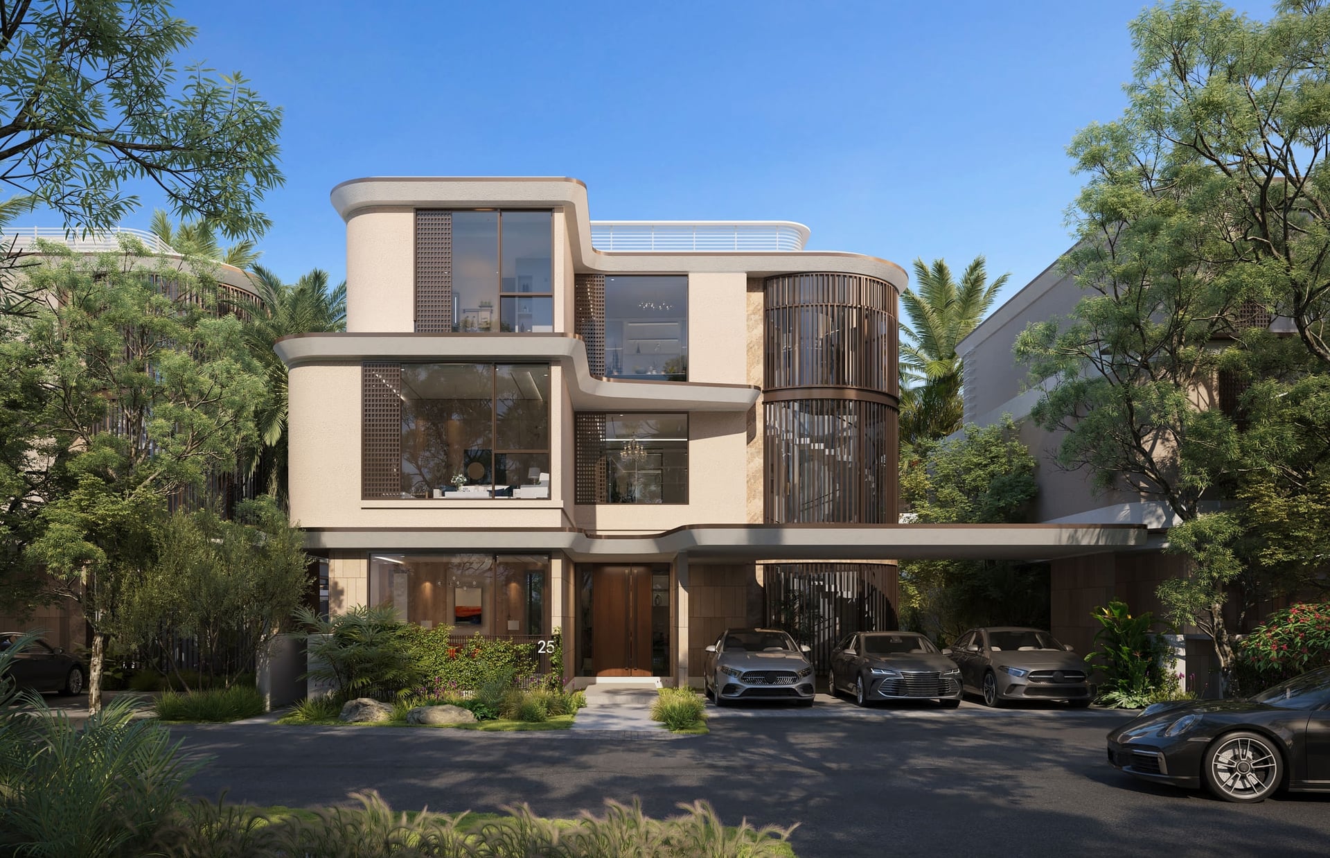 Wadi Villas by Arista Properties, image 3 of 23. Render supplied by developer.
