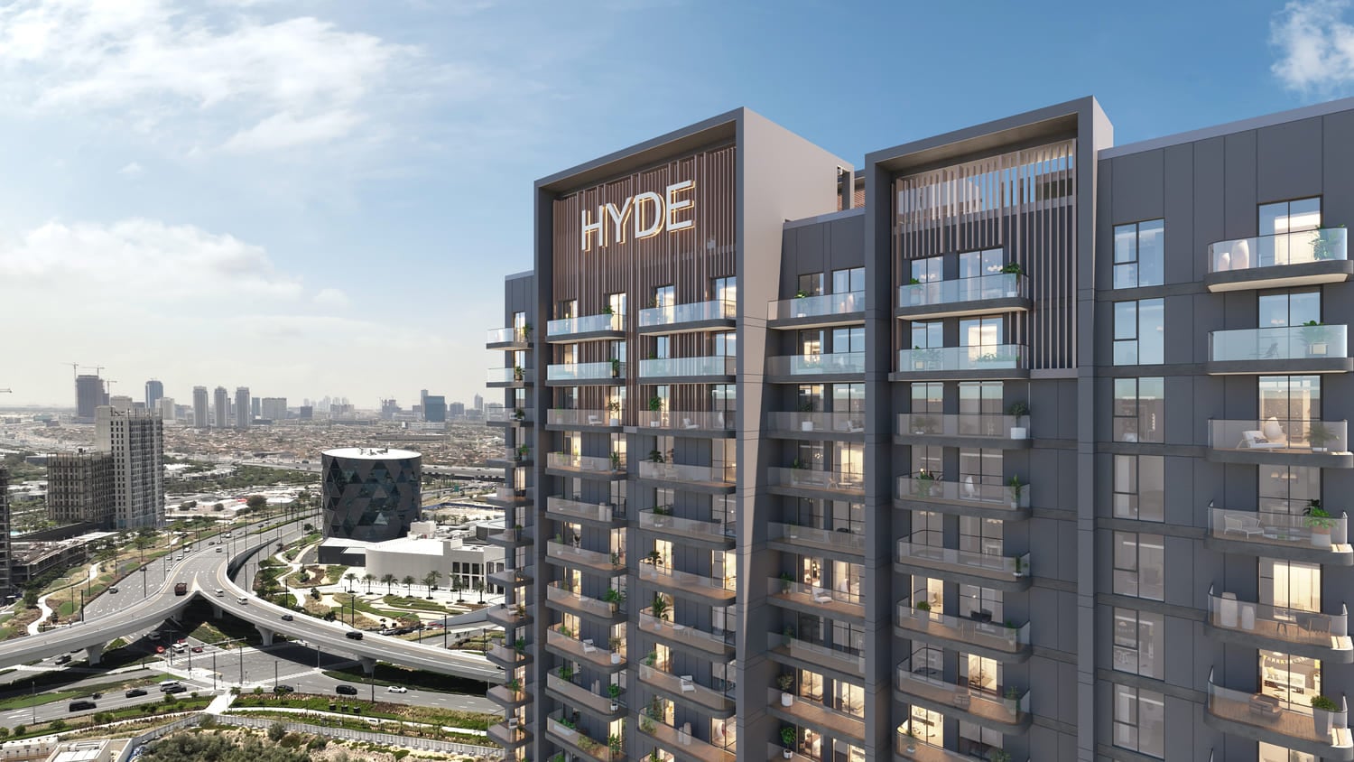 Hyde Residences by CITYVIEW Developments, image 1 of 16. Render supplied by developer.