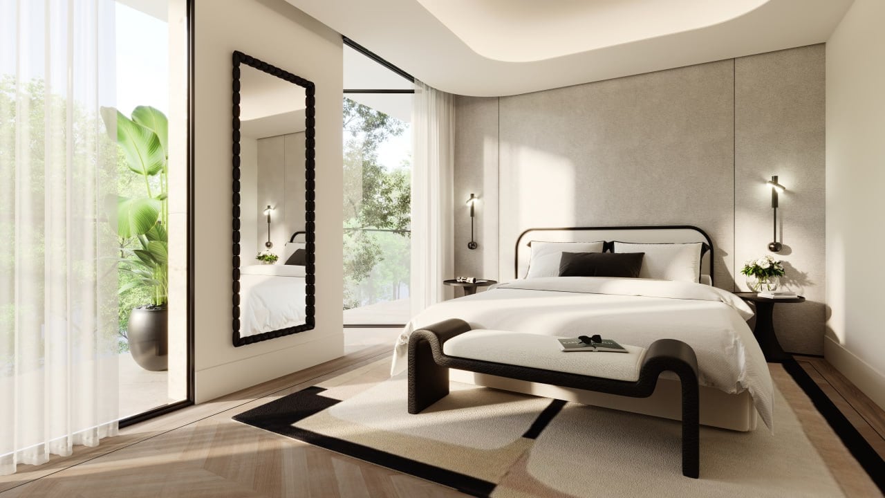 Taraf Karl Lagerfeld Villas, image 5 of 9. Render supplied by developer.