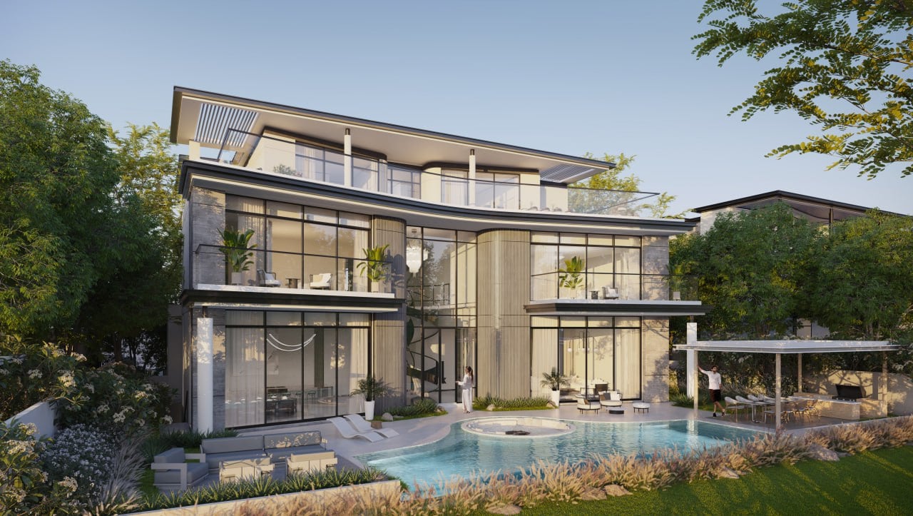 Taraf Karl Lagerfeld Villas, image 1 of 9. Render supplied by developer.