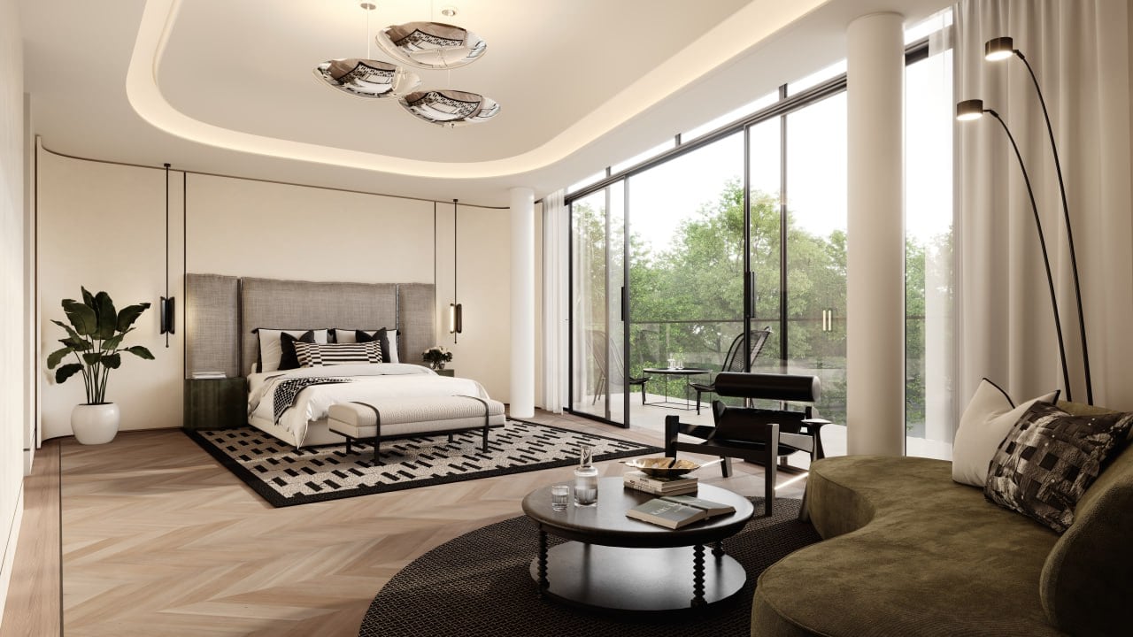 Taraf Karl Lagerfeld Villas, image 8 of 9. Render supplied by developer.