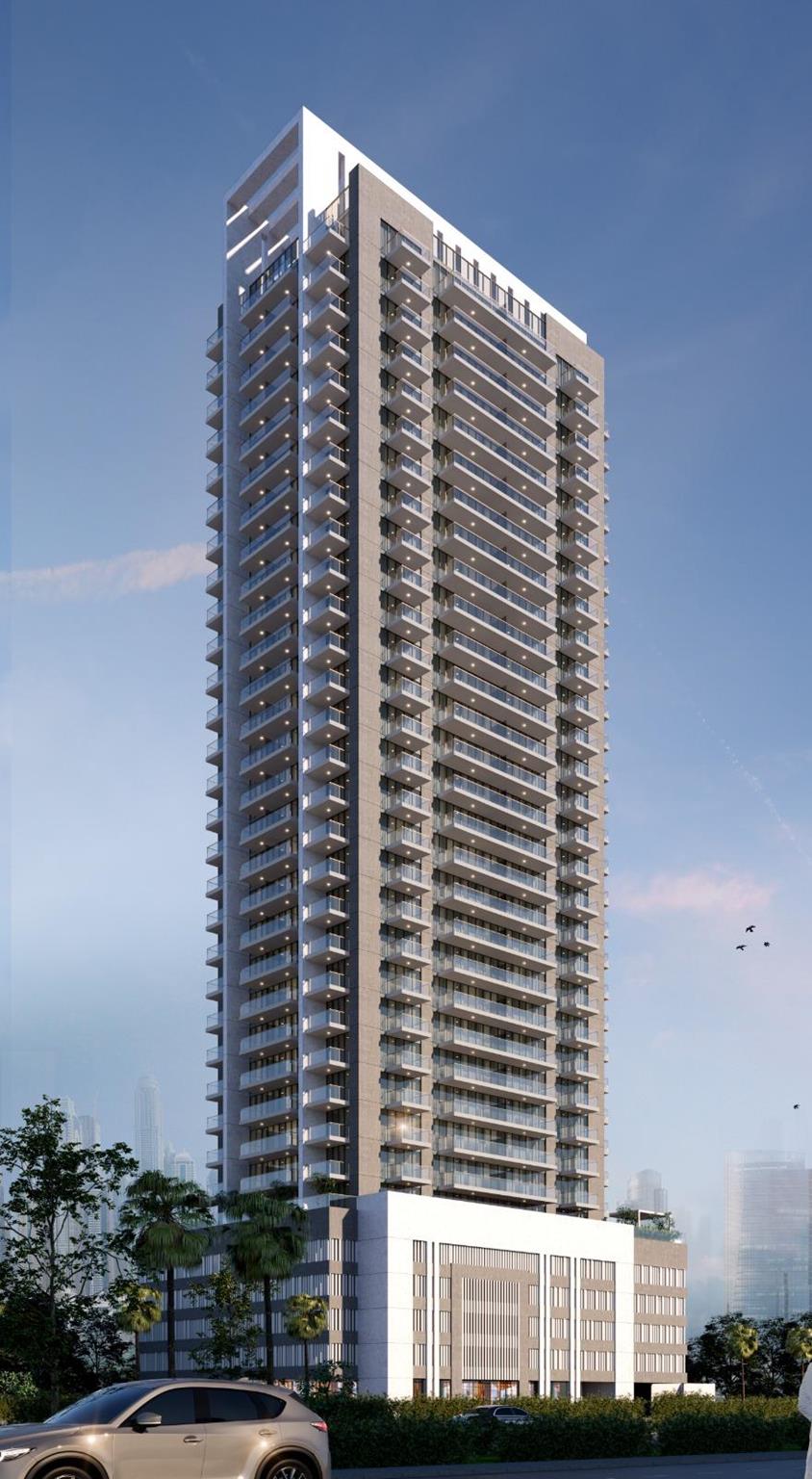 Violet Tower by Dubai Investments, image 1 of 13. Render supplied by developer.