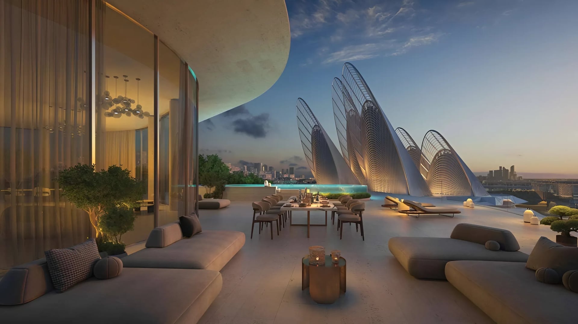 Mandarin Oriental Residences by Aldar, image 3 of 7. Render supplied by developer.