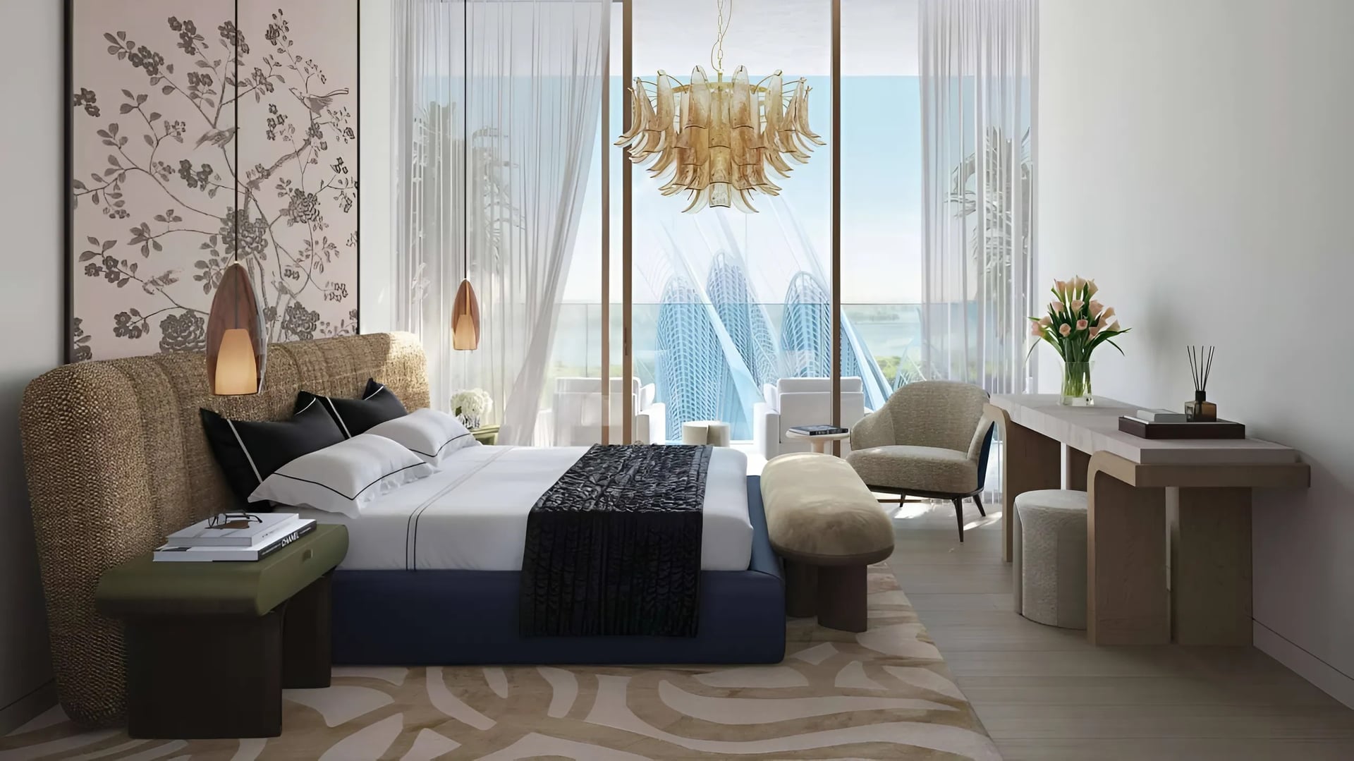Mandarin Oriental Residences by Aldar, image 4 of 7. Render supplied by developer.