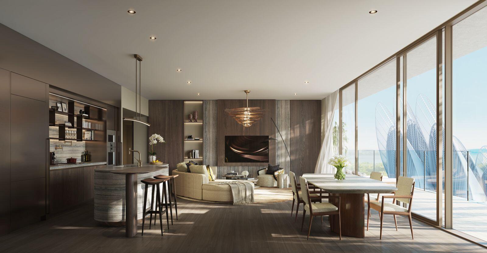 Mandarin Oriental Residences by Aldar, image 6 of 7. Render supplied by developer.
