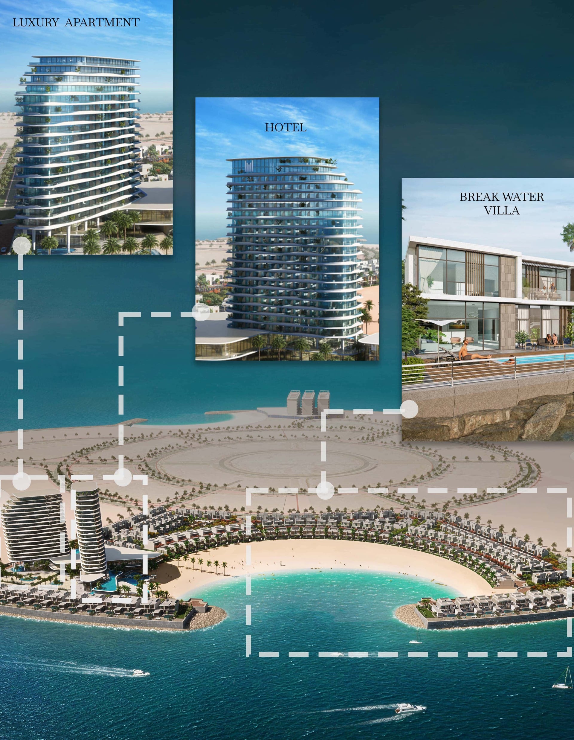 Danah Bay by Dubai Investments, image 15 of 15. Render supplied by developer.