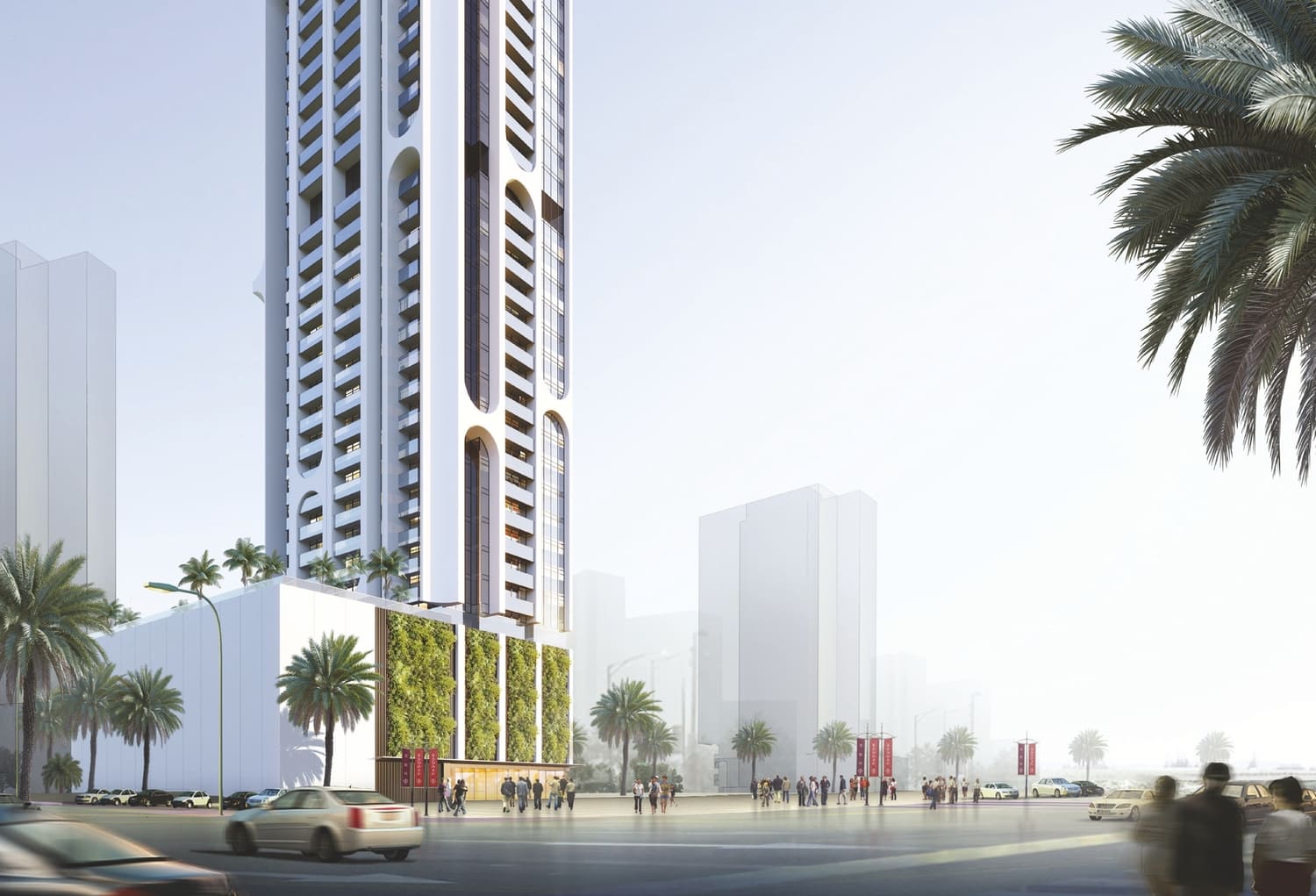 Lilium Tower by Tiger, JVT (Jumeirah Village Triangle). Render supplied by developer.