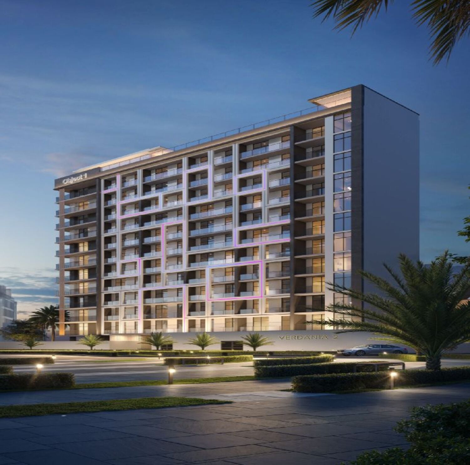 VERDAN1A 2 by Object One, image 3 of 8. Render supplied by developer.