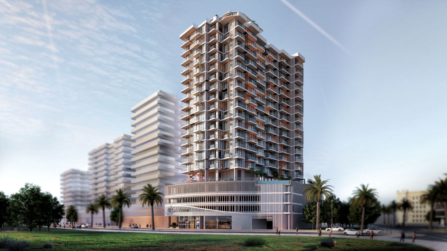 TETR1S Tower by Object One, image 1 of 11. Render supplied by developer.