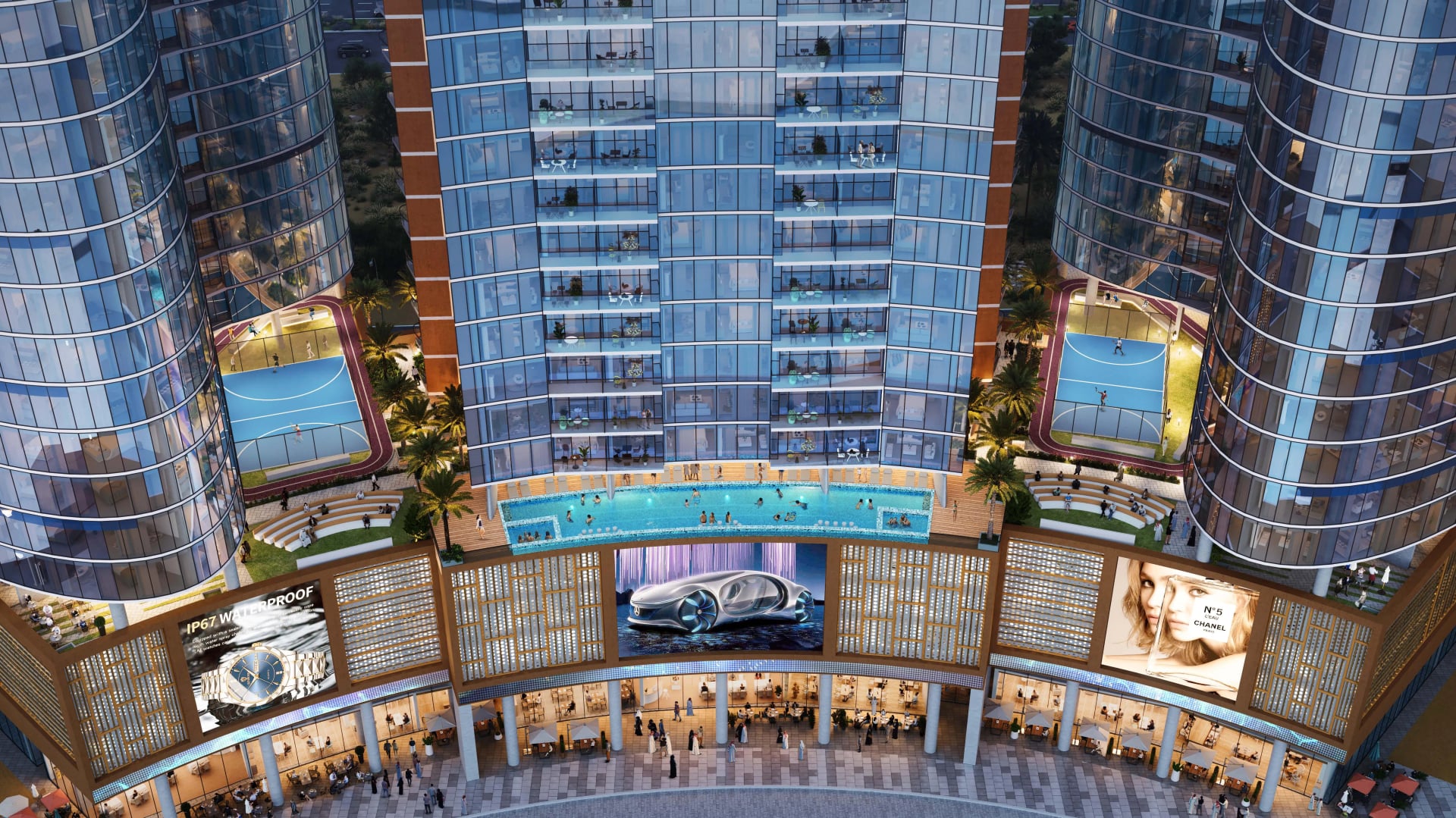 Orchid Towers Phase 1 by Tiger, image 2 of 22. Render supplied by developer.