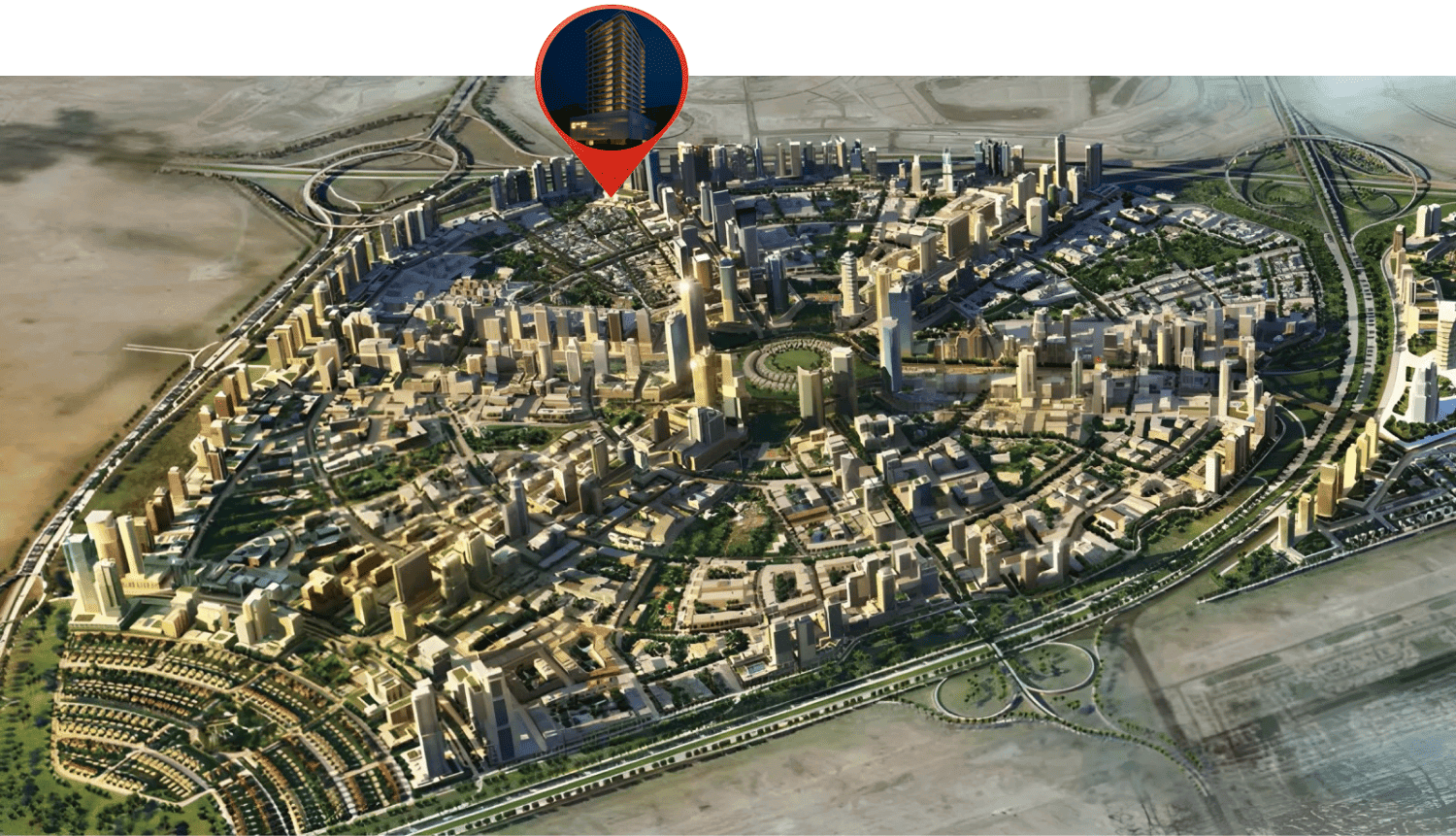 SquareX One by Tasmeer Indigo Properties, image 8 of 9. Render supplied by developer.