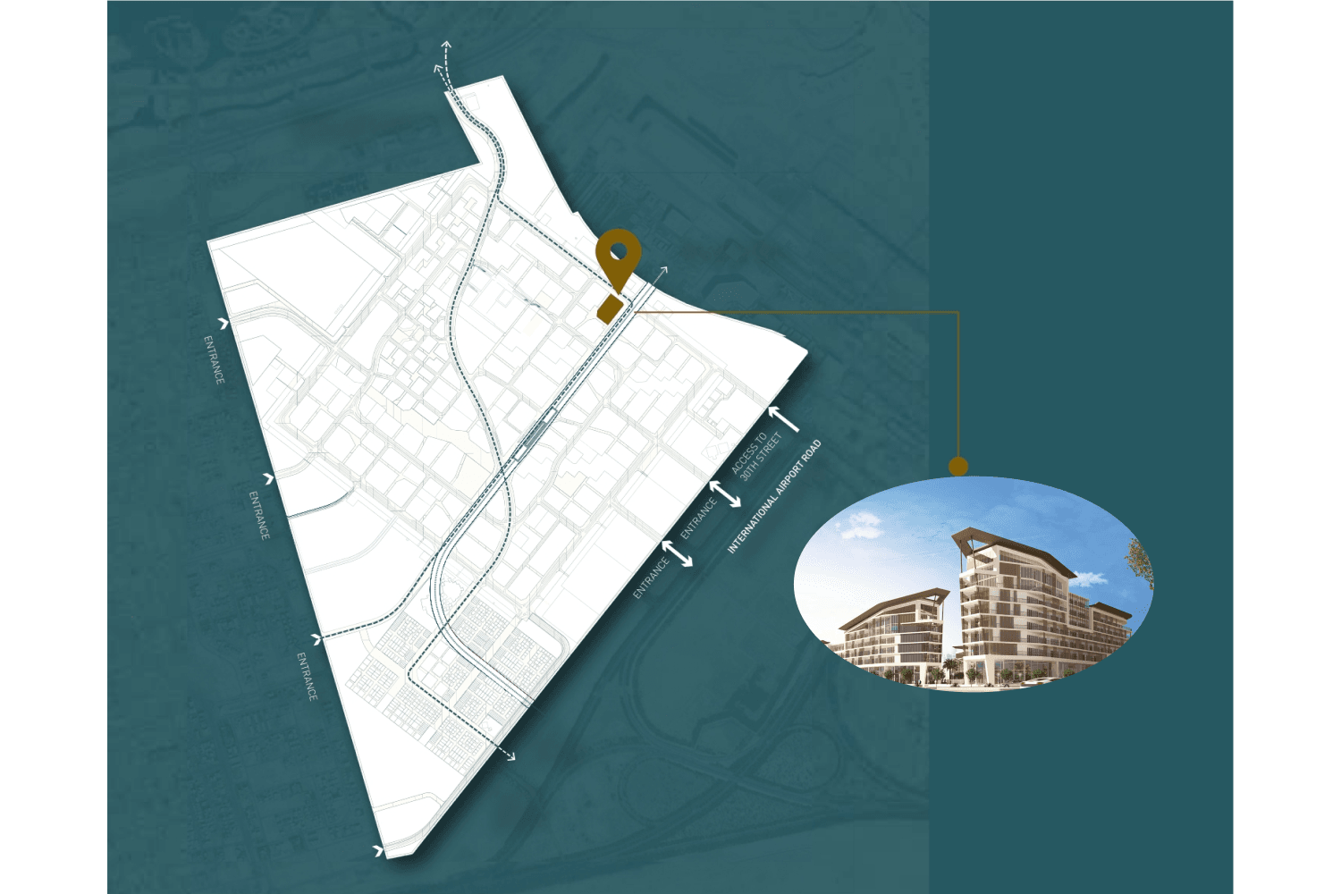 Al Mahra Residence by Siadah Development, image 9 of 9. Render supplied by developer.