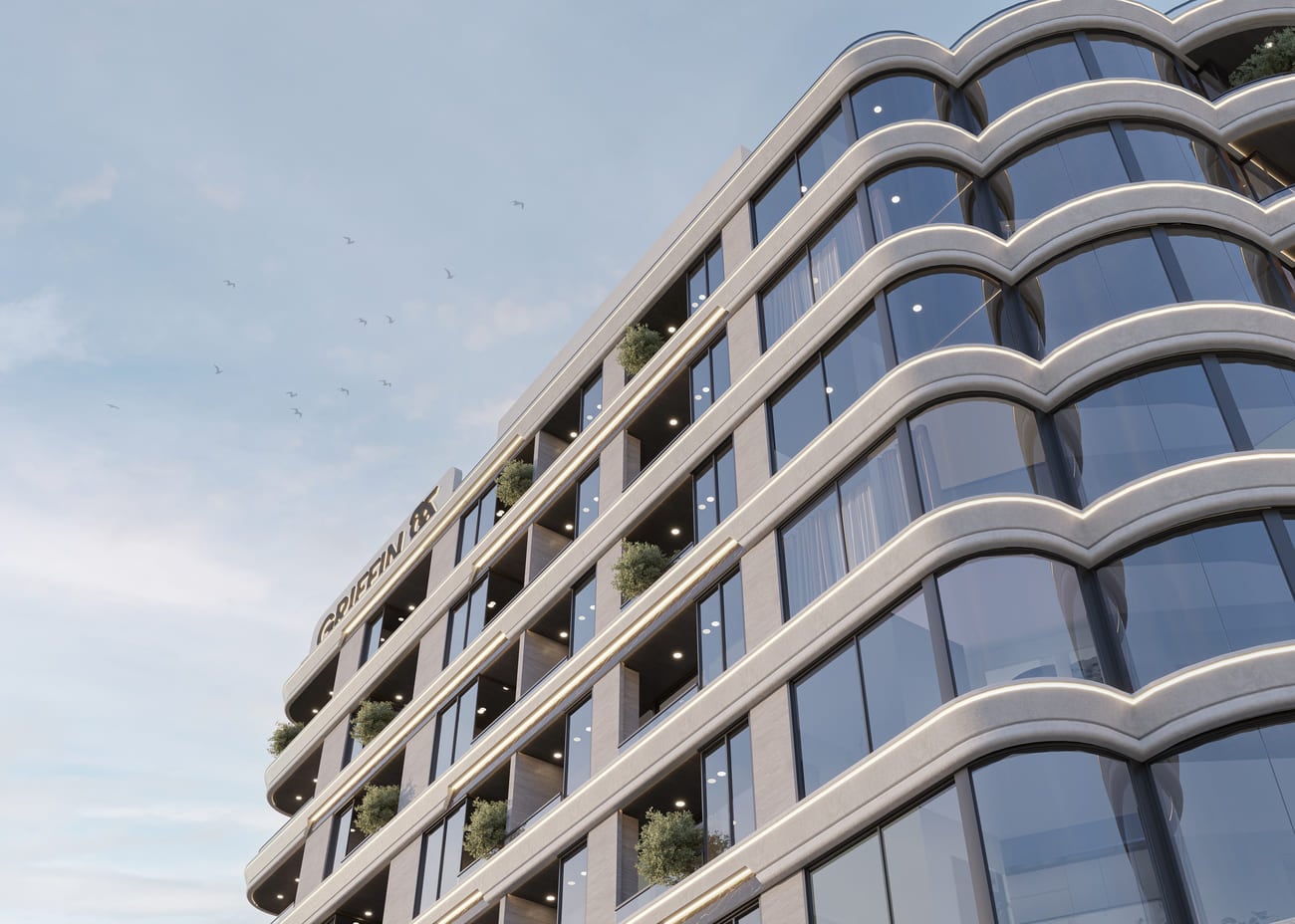 Ethan by Griffin Real Estate Development, image 2 of 17. Render supplied by developer.