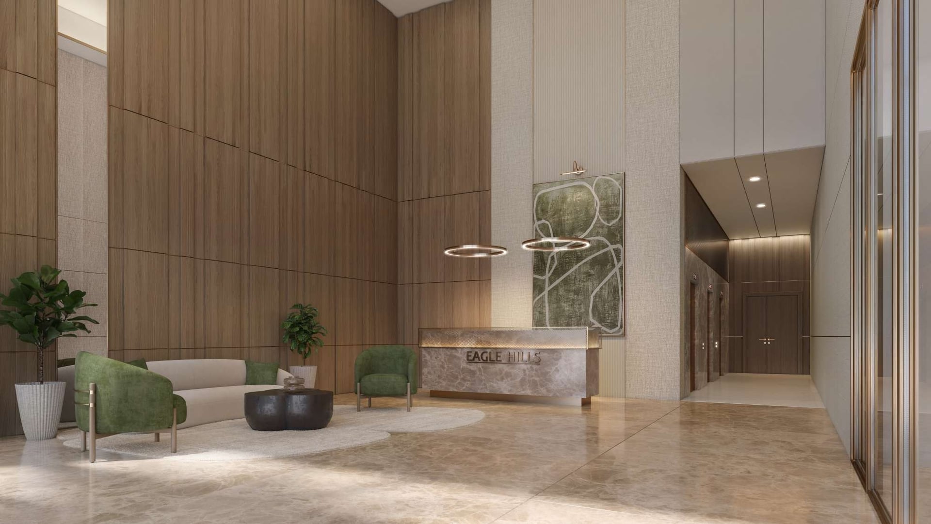 Citrine Residence by Eagle Hills, image 12 of 12. Render supplied by developer.