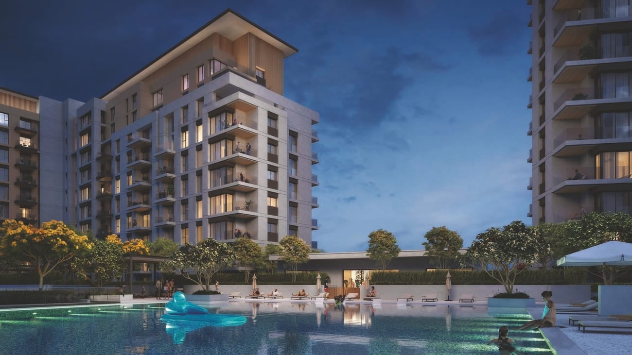 Citrine Residence by Eagle Hills, image 2 of 12. Render supplied by developer.