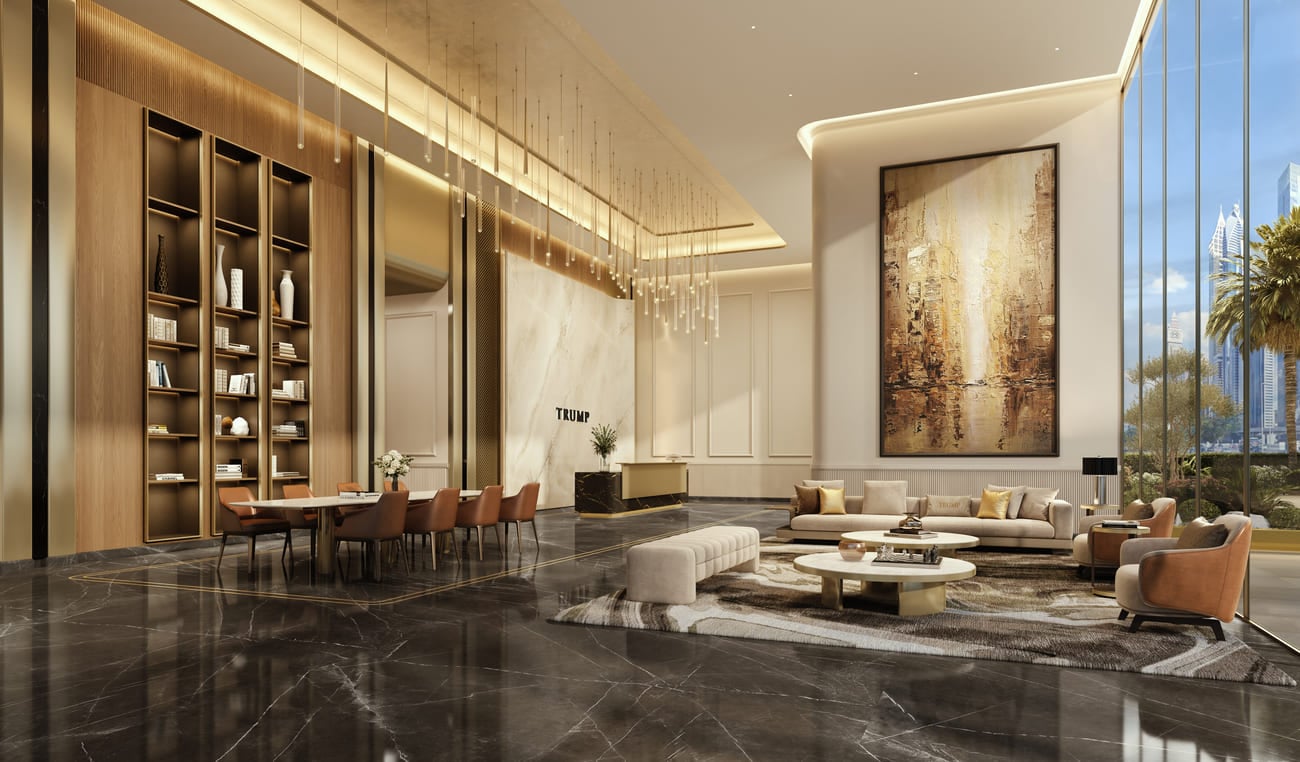 Trump International Hotel and Tower by Dar Global, image 15 of 15. Render supplied by developer.