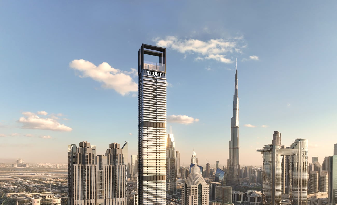 Trump International Hotel and Tower by Dar Global, image 3 of 15. Render supplied by developer.